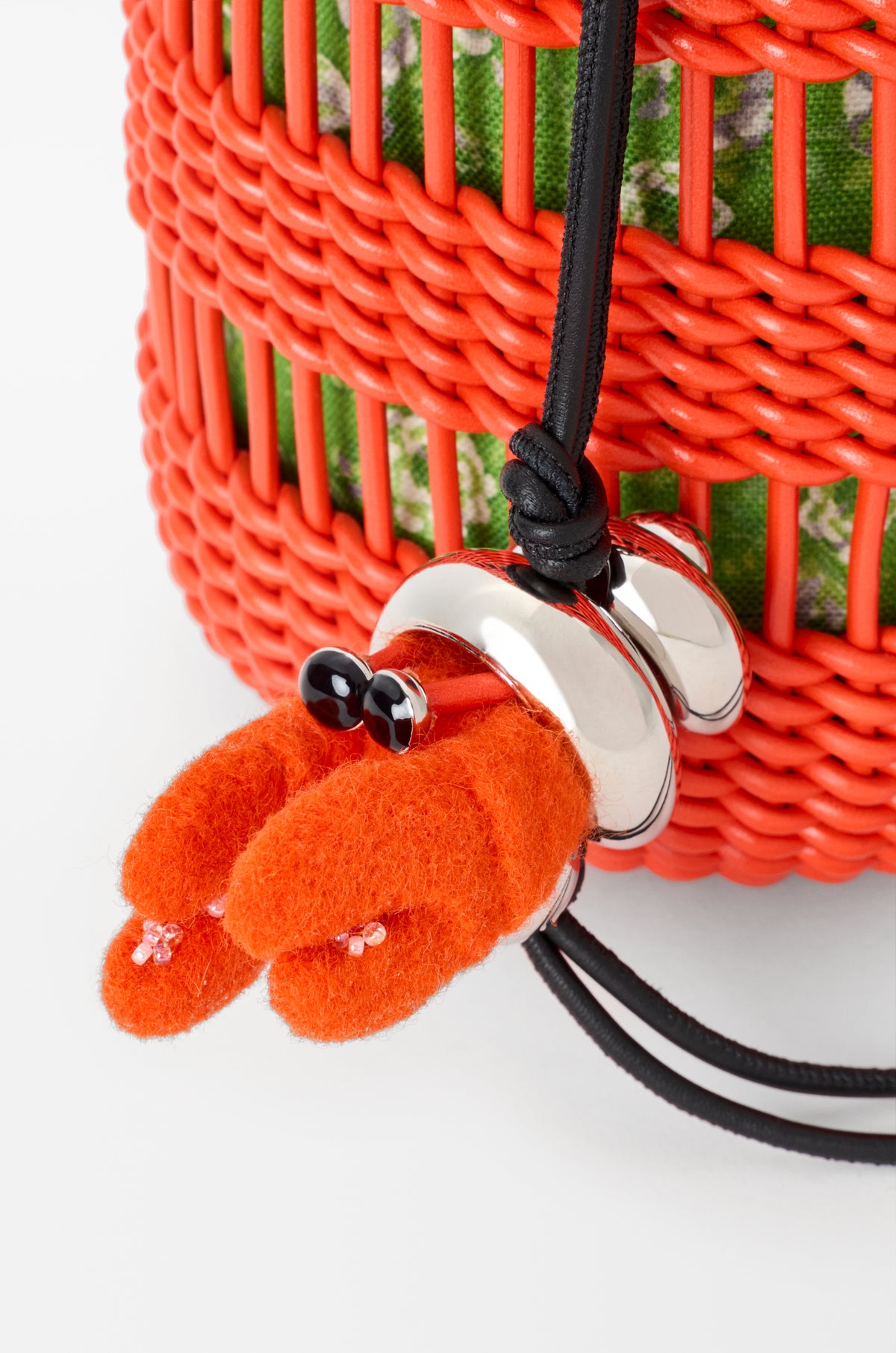 Loewe Weaved bucket in nappa leather