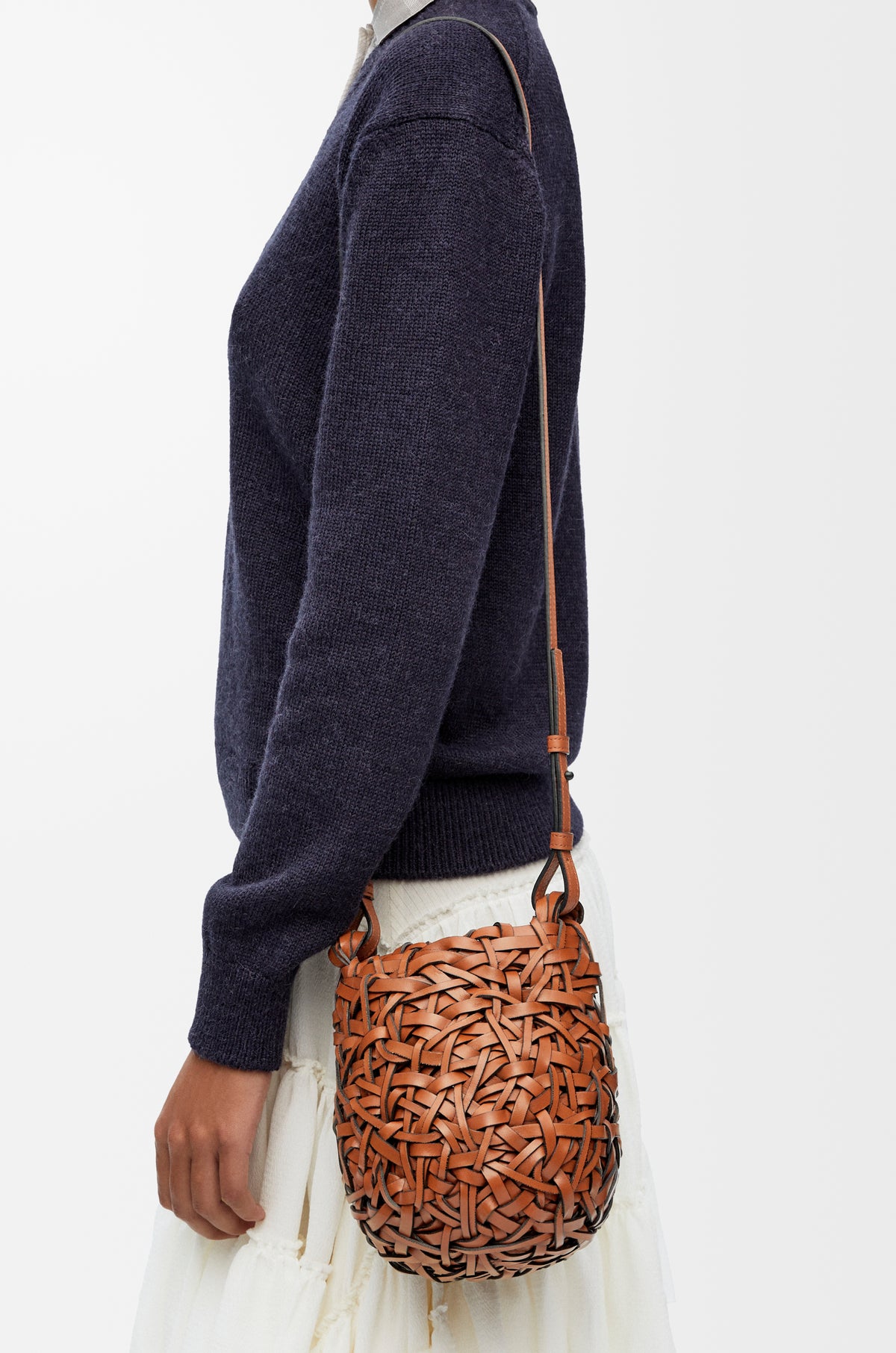 Loewe Small Nest Basket bag in calfskin