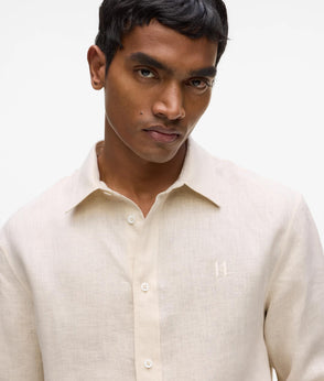 Karl Lagerfeld Linen Suit Pants Natural