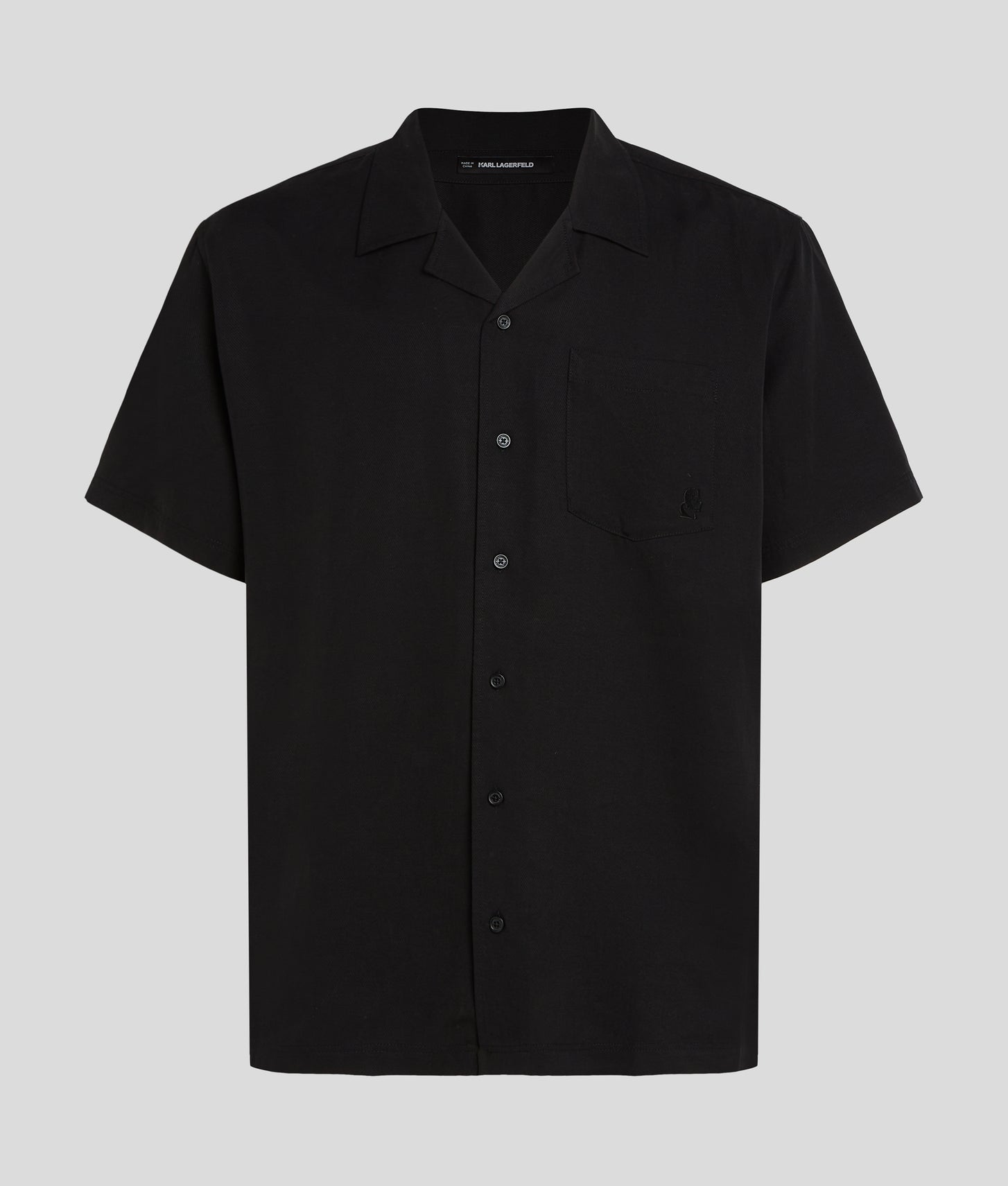 Karl Lagerfeld Kameo Short-Sleeved Shirt Black