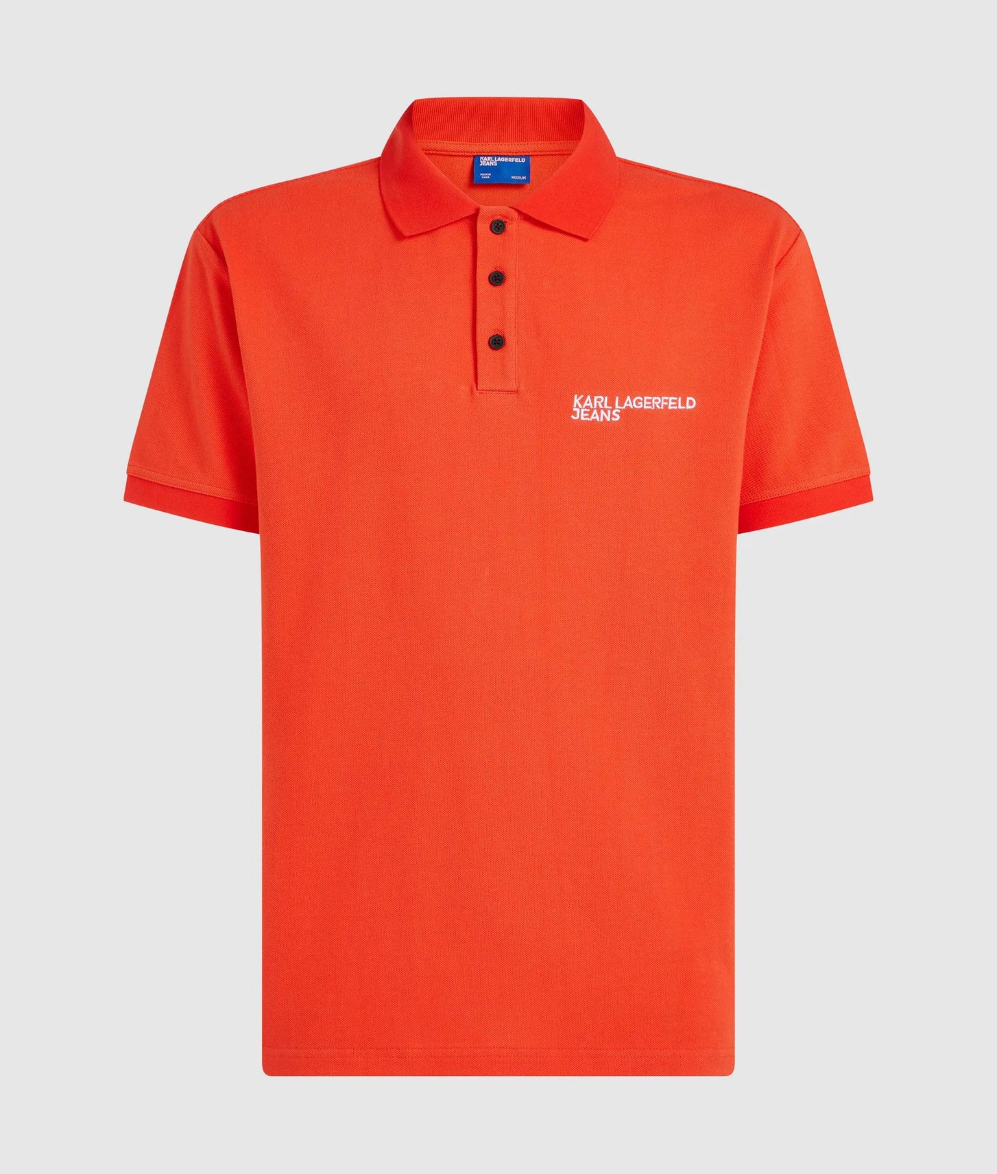 Karl Lagerfeld Logo Polo Shirt Grenadine