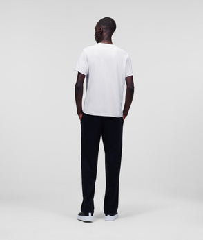 Karl Lagerfeld Tonal Piping Pants Black
