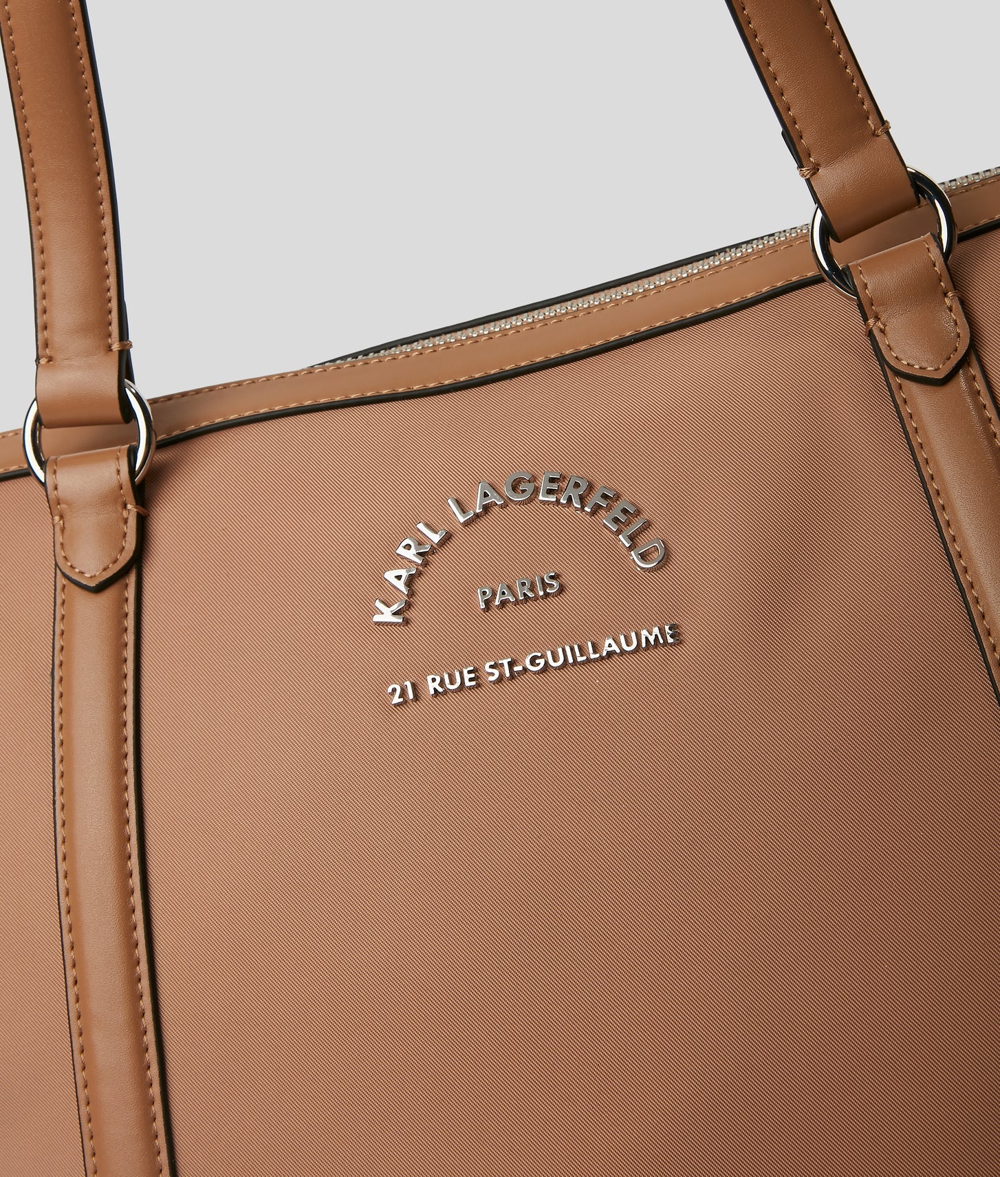 KarlLagerfeld Rue St-Guillaume Medium Tote Bag Clay