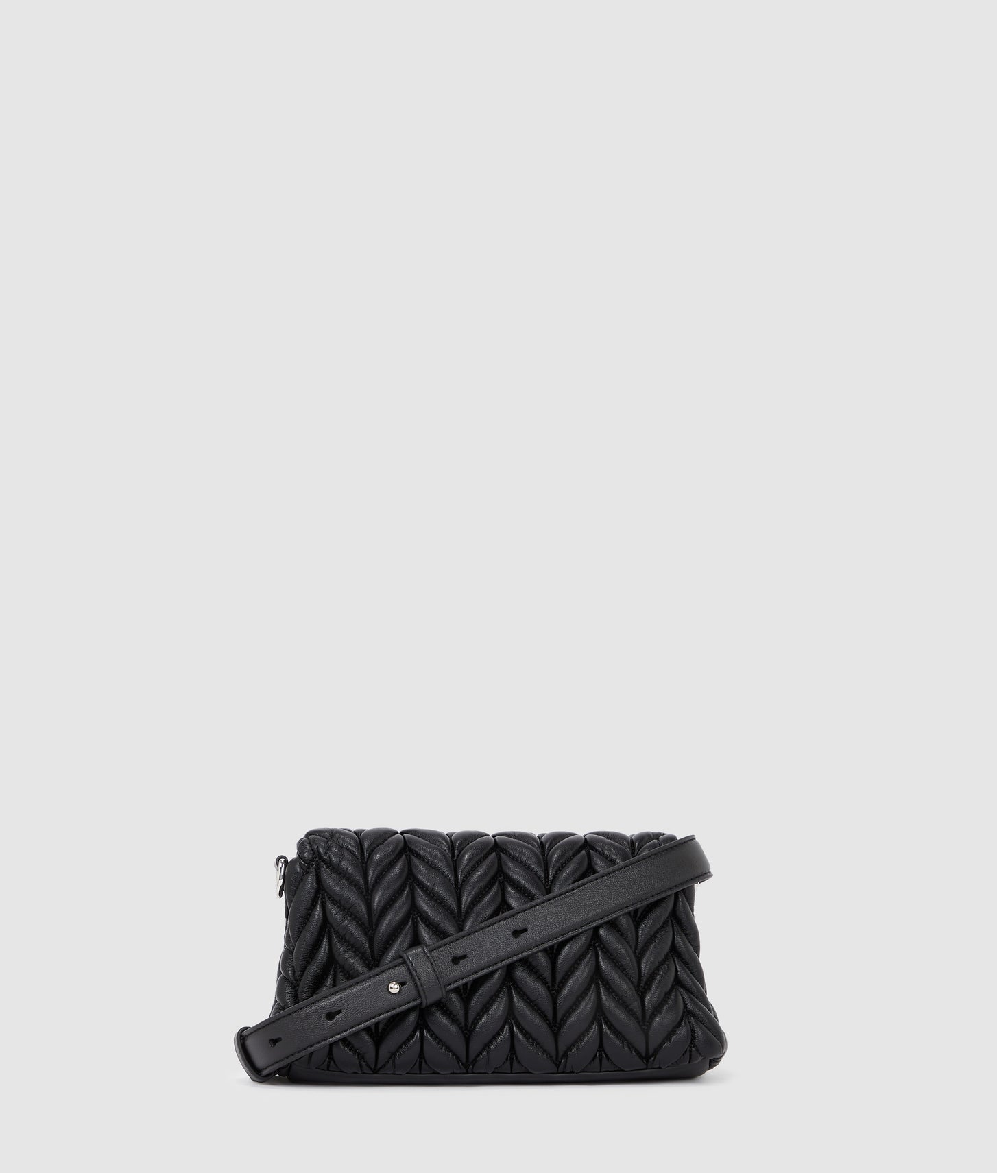 KarlLagerfeld Kweave Crossbody Bag Black-Nickel