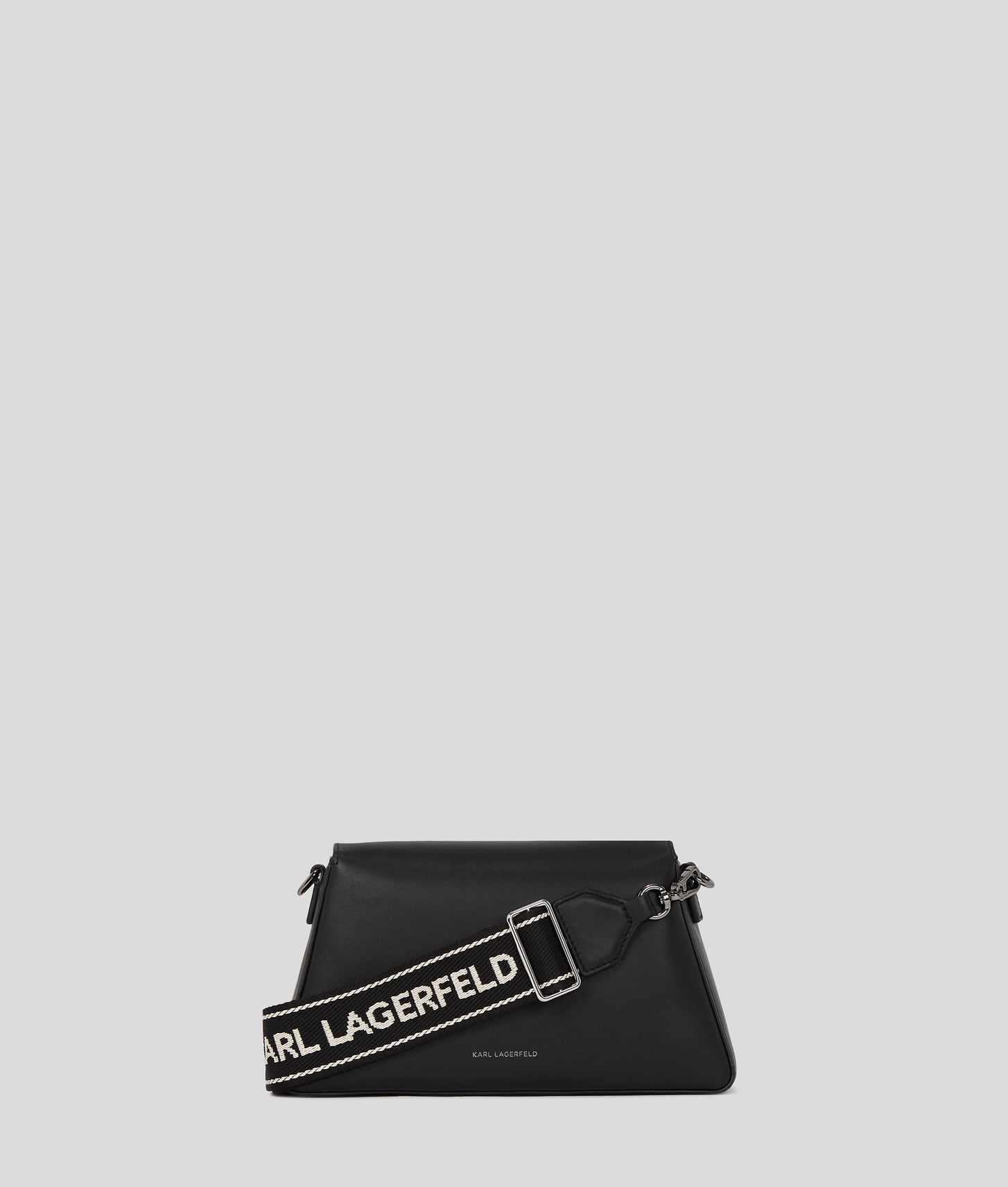 KarlLagerfeld Ikon K Crossbody Bag Black-Nickel