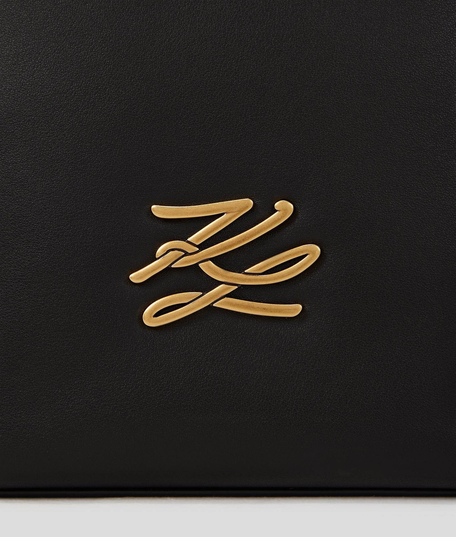 KarlLagerfeld Kautograph Small Bucket Bag Black/Gold