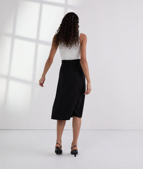 Karl Lagerfeld Halterneck Waistcoat Black