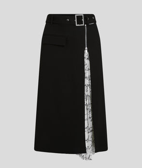 Karl Lagerfeld Halterneck Waistcoat Black
