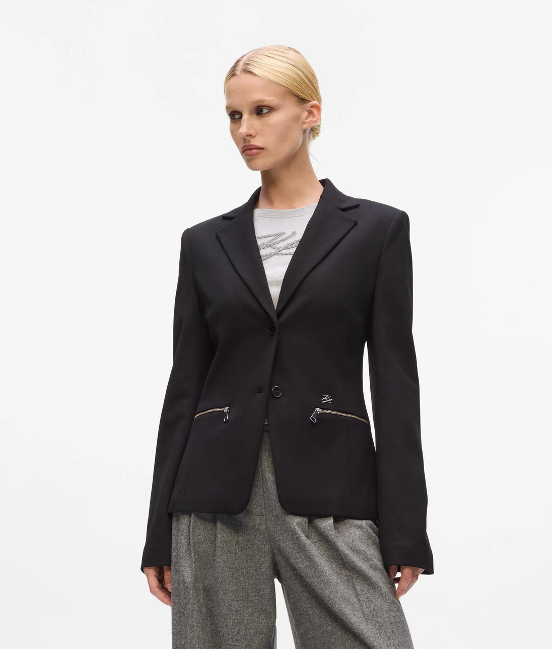 Karl Lagerfeld Punto Pants Black