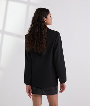 Karl Lagerfeld Pleat Detail Skirt Black
