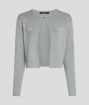 Karl Lagerfeld Ikon Pleated Mini Skirt Black/White