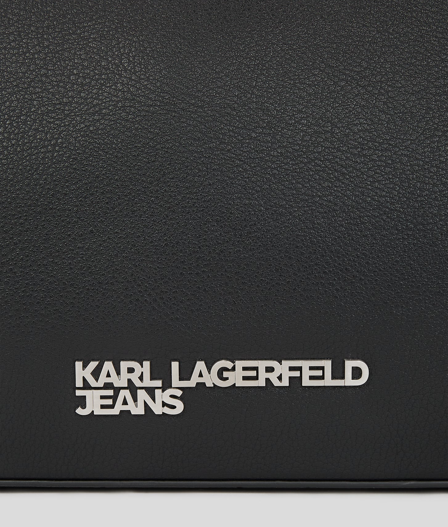 KarlLagerfeld Metal Logo Shoulder Bag Black