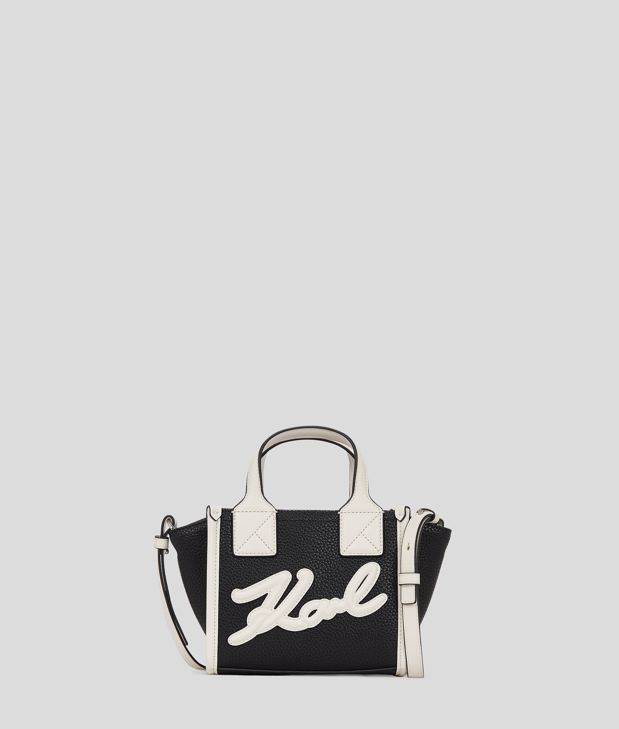 KarlLagerfeld Kskuare Small Tote Bag Black/White