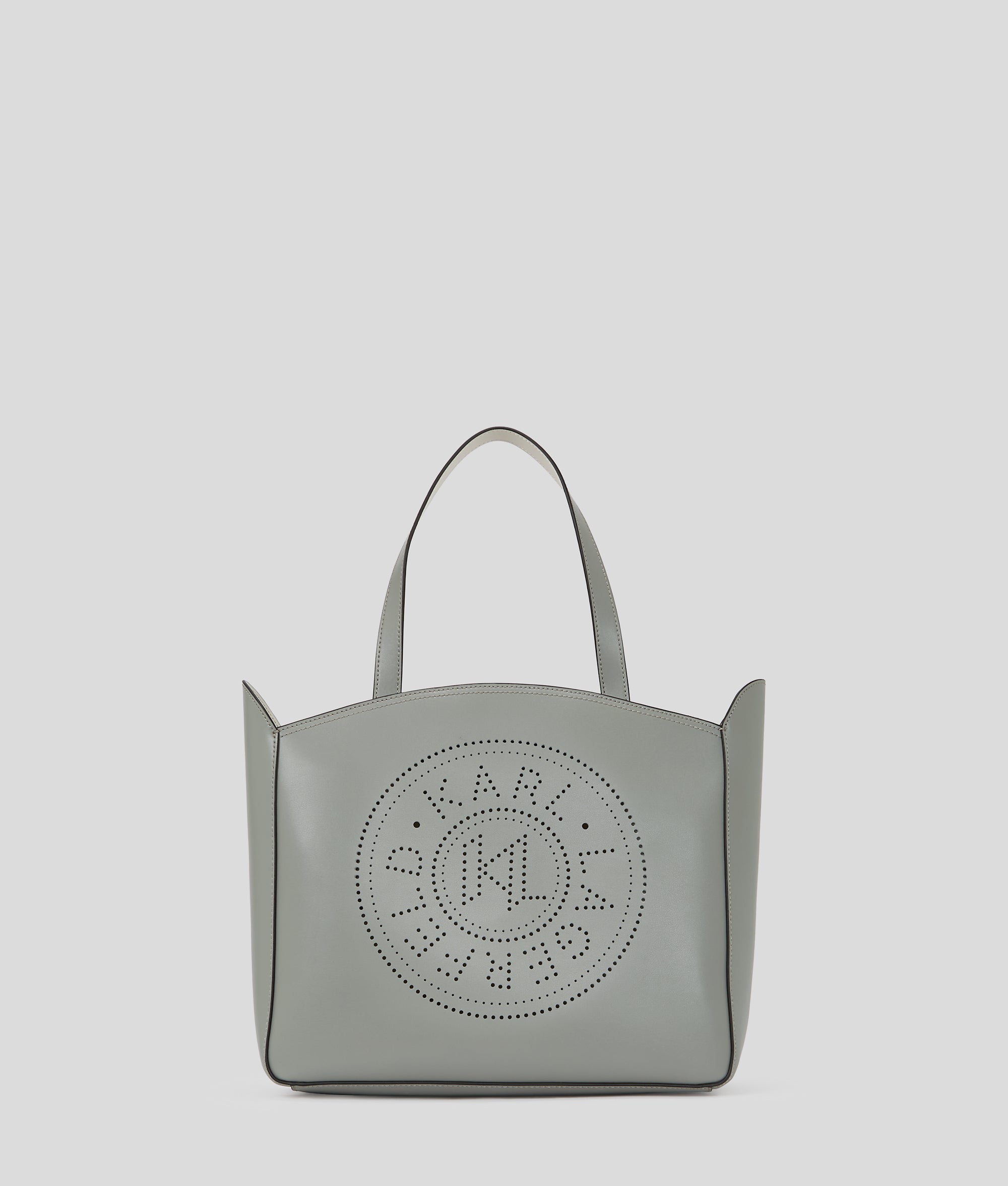 KarlLagerfeld Kcircle Medium Tote Bag Cloud Grey