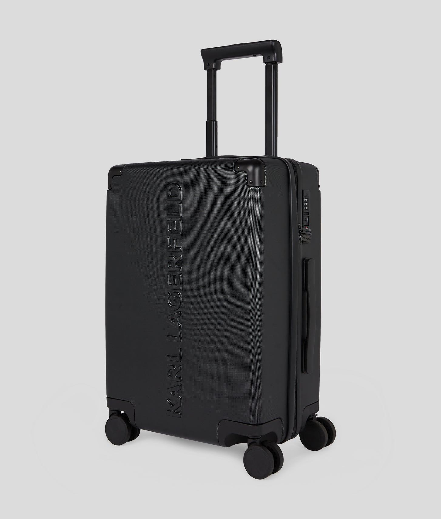 KarlLagerfeld Ktravel Hard-Shell Trolley Bag Black