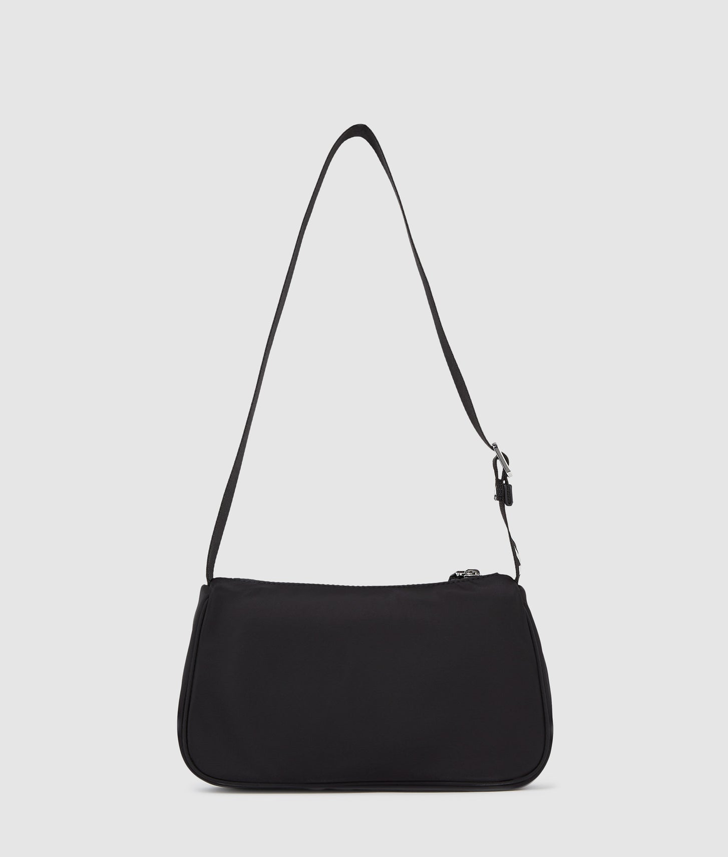 KarlLagerfeld Logo Nylon Shoulder Bag Black