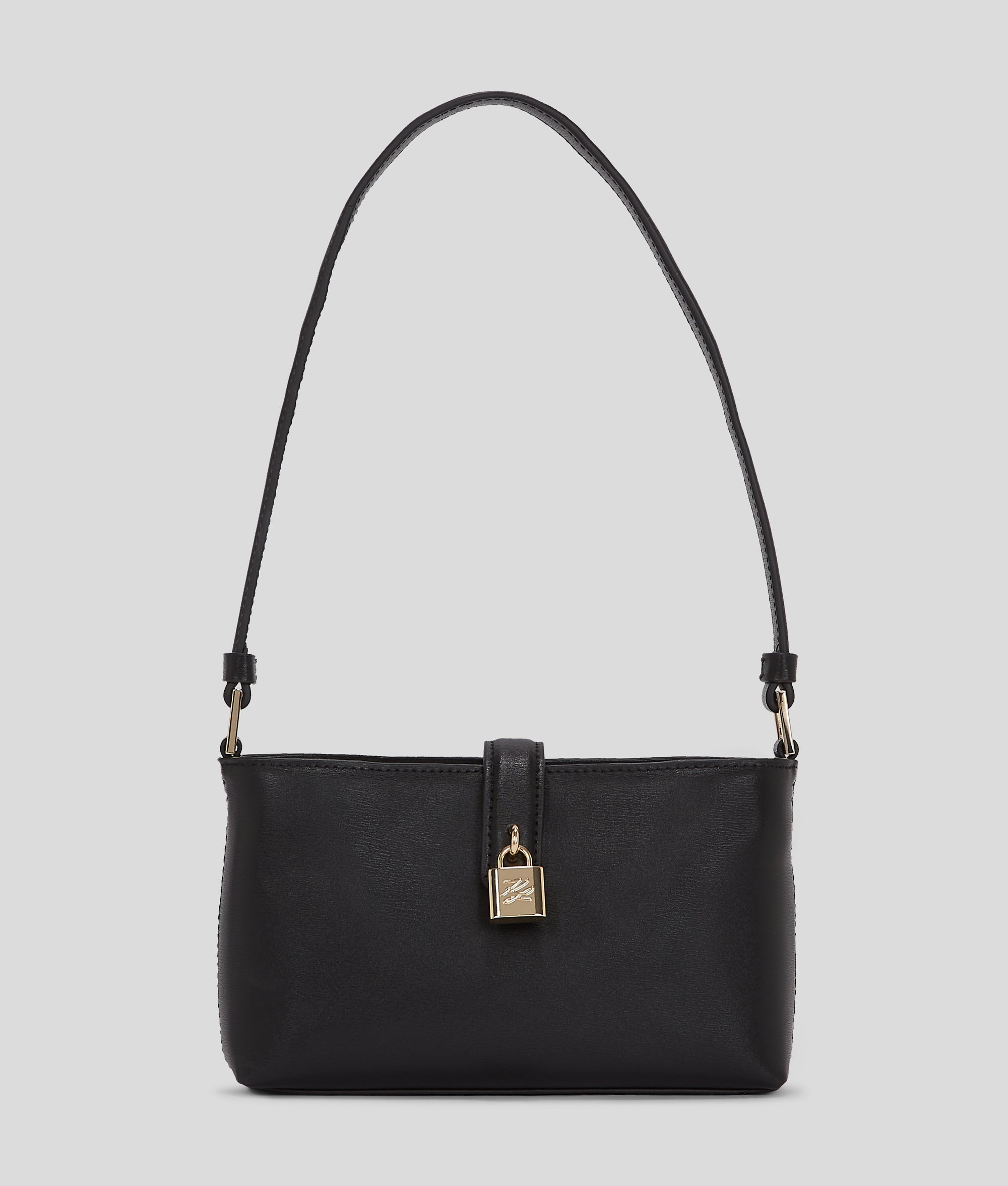 KarlLagerfeld Kautograph Padlock Shoulder Pouch Black/Gold