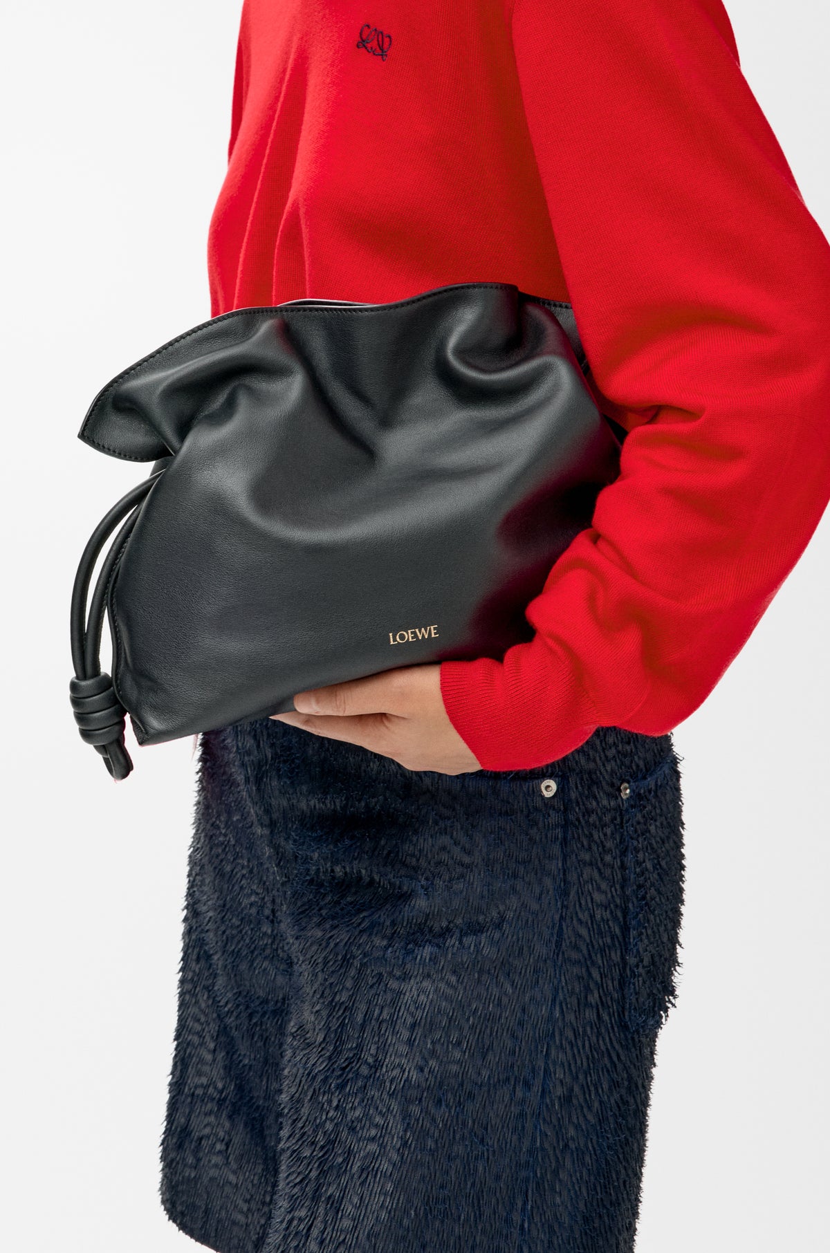 Loewe Medium Flamenco clutch in nappa calfskin