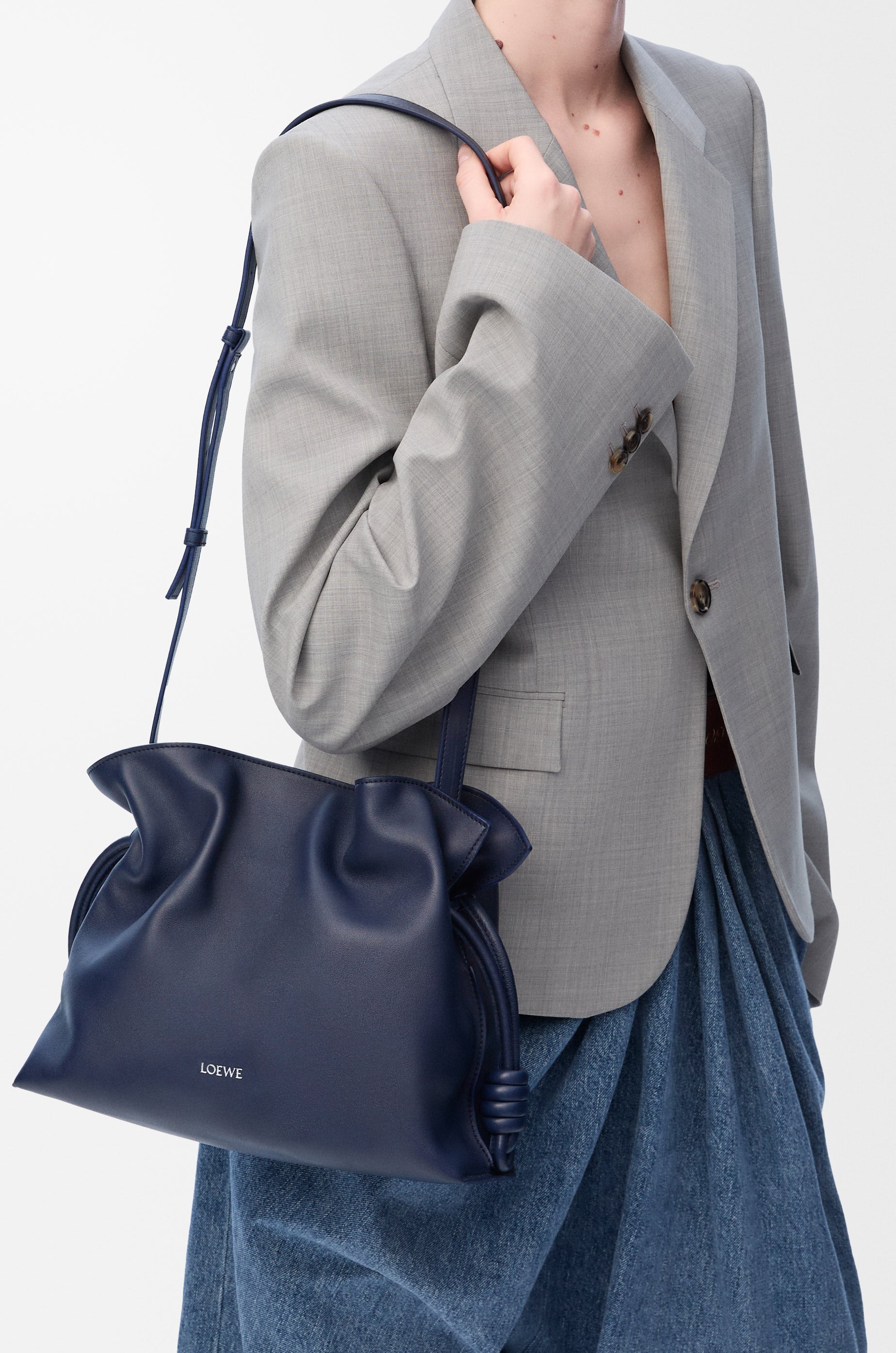 Loewe Medium Flamenco clutch in nappa calfskin
