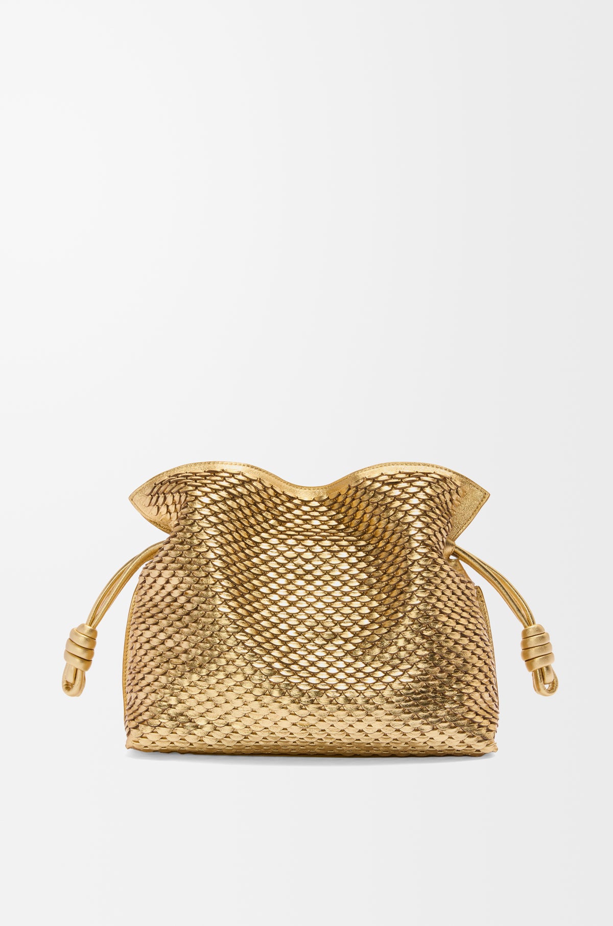 Loewe Medium Flamenco clutch in laminated lambskin