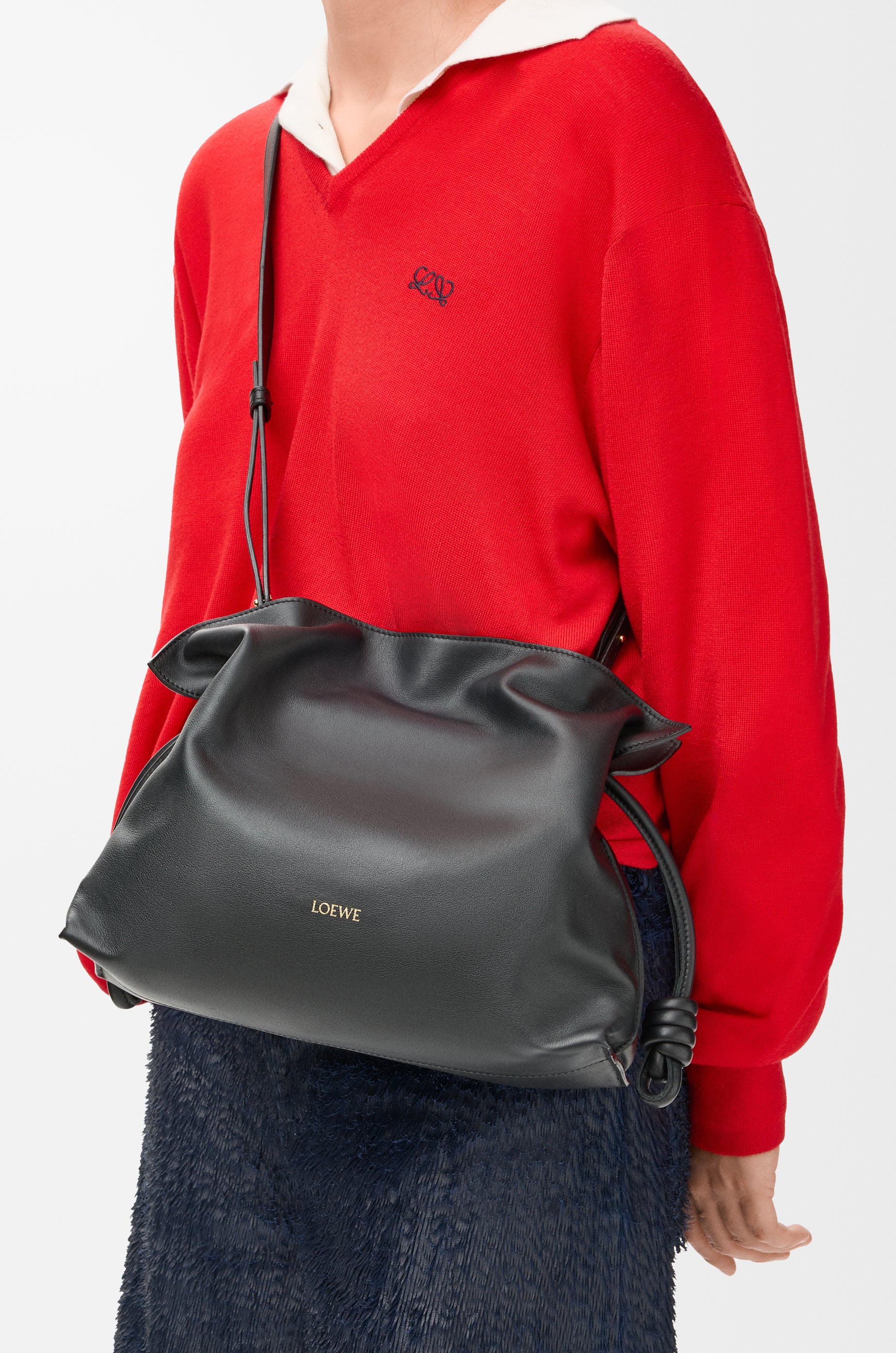 Loewe Medium Flamenco clutch in nappa calfskin
