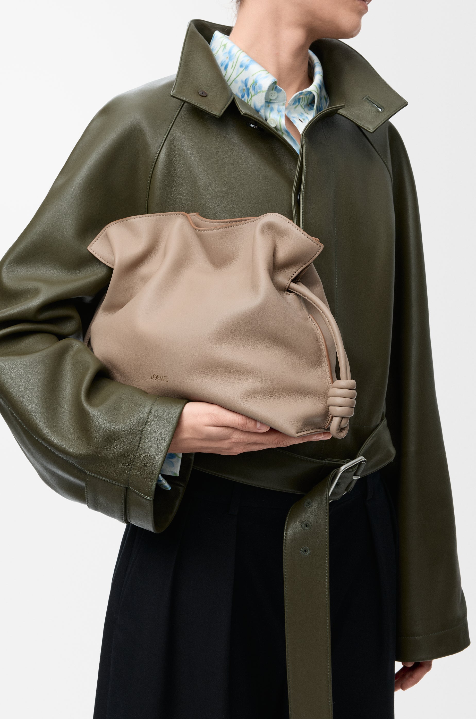 Loewe Medium Flamenco clutch in nappa calfskin