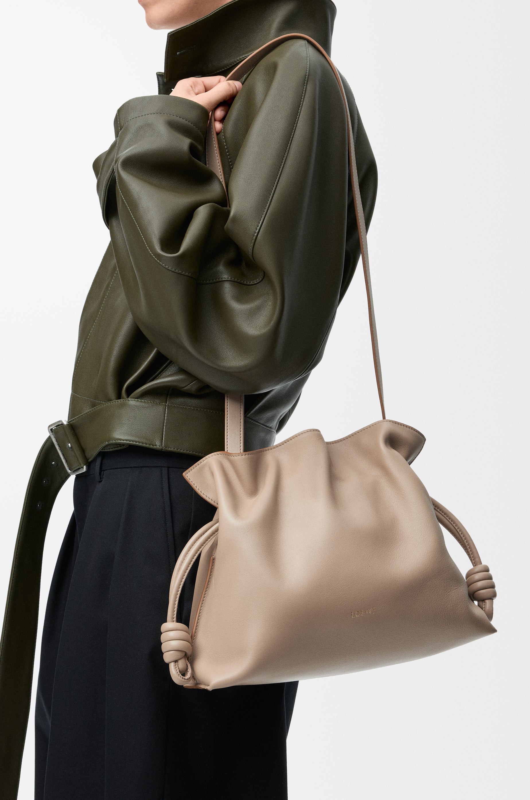Loewe Medium Flamenco clutch in nappa calfskin