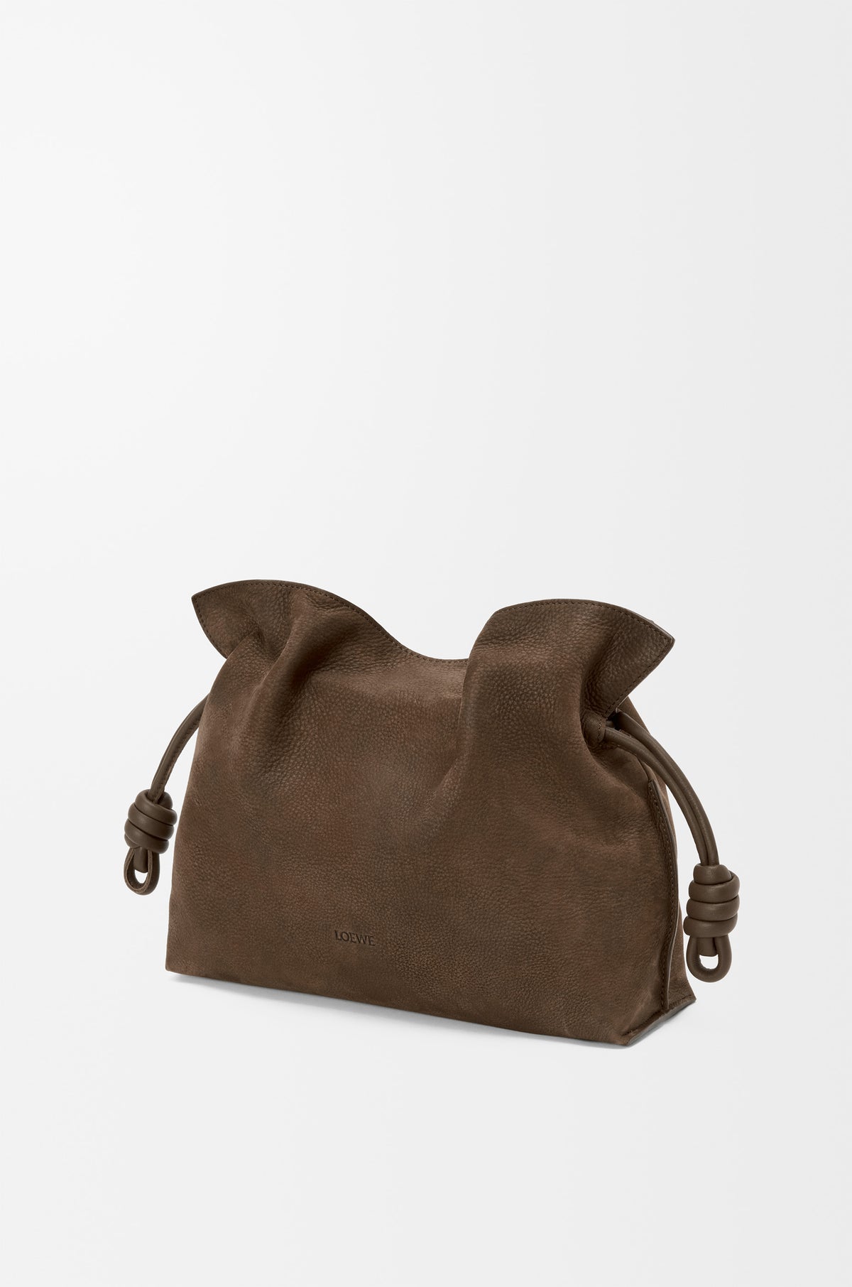 Loewe Medium Flamenco clutch in grained nubuck