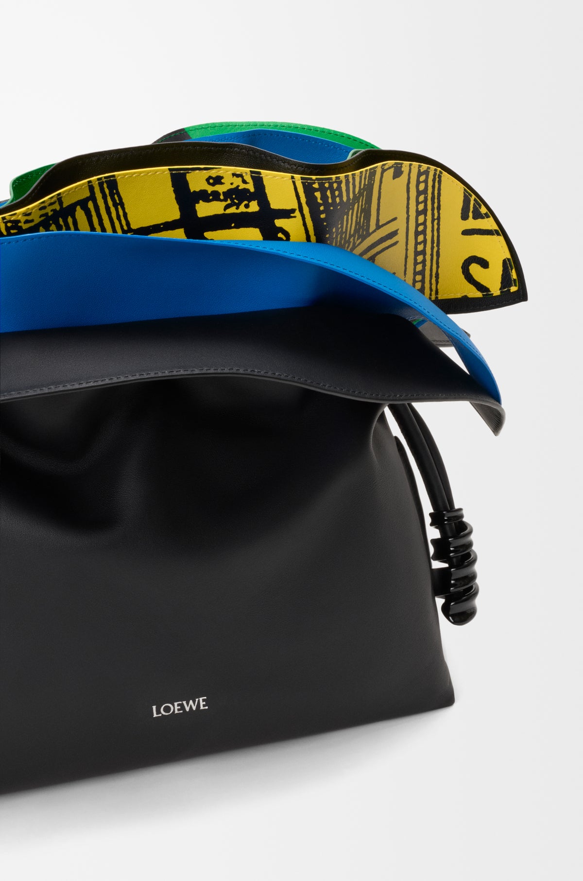 Loewe Medium Millefeuille Flamenco clutch in nappa calfskin