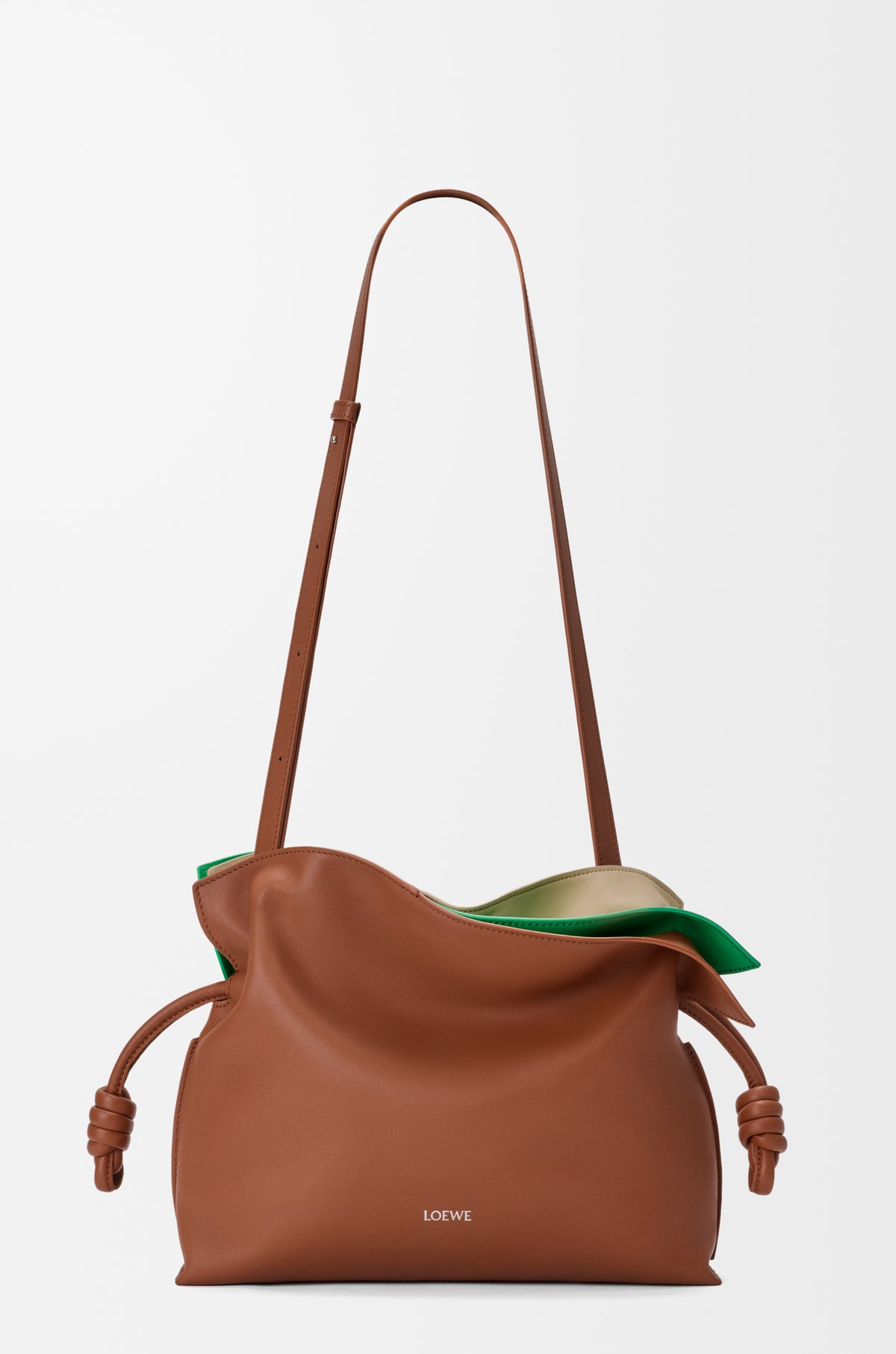 Loewe Medium layered Flamenco clutch in nappa calfskin