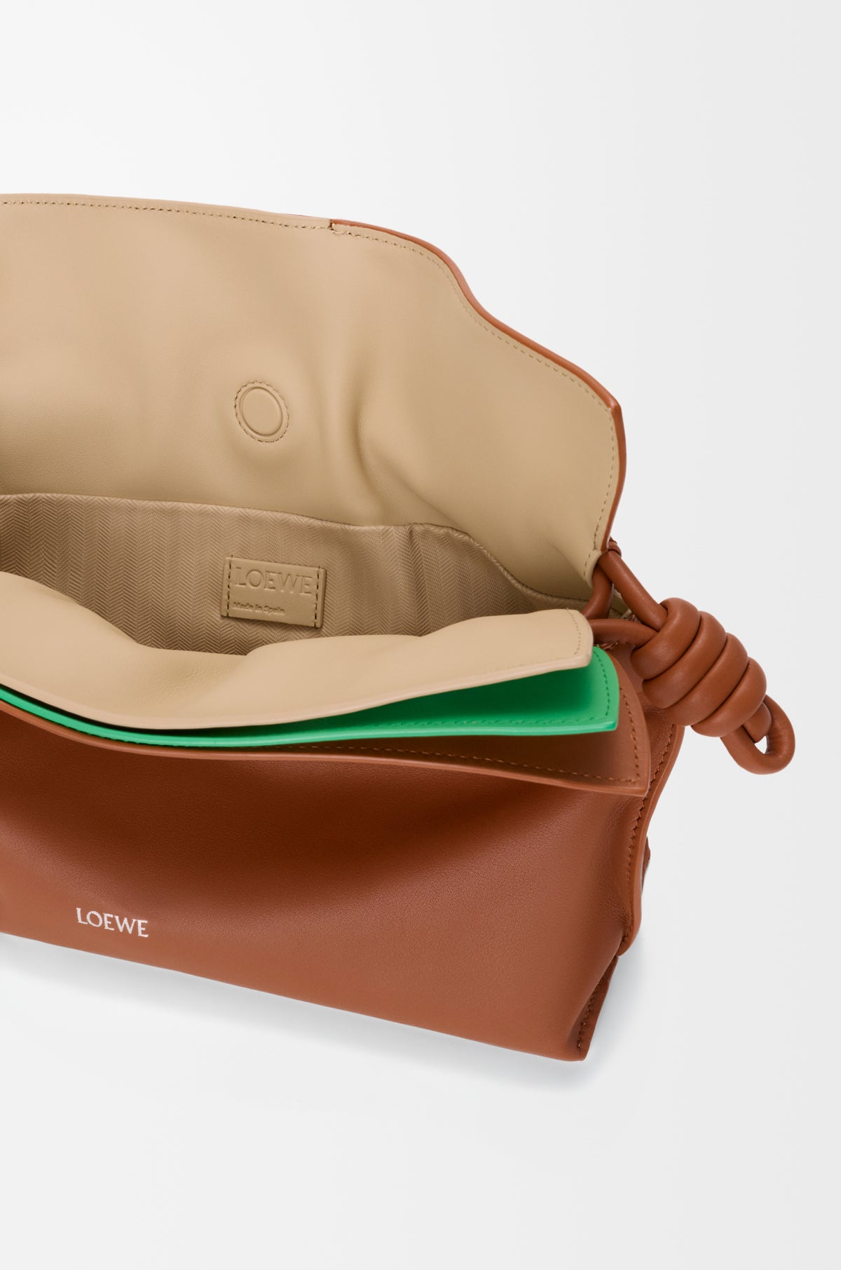 Loewe Medium layered Flamenco clutch in nappa calfskin