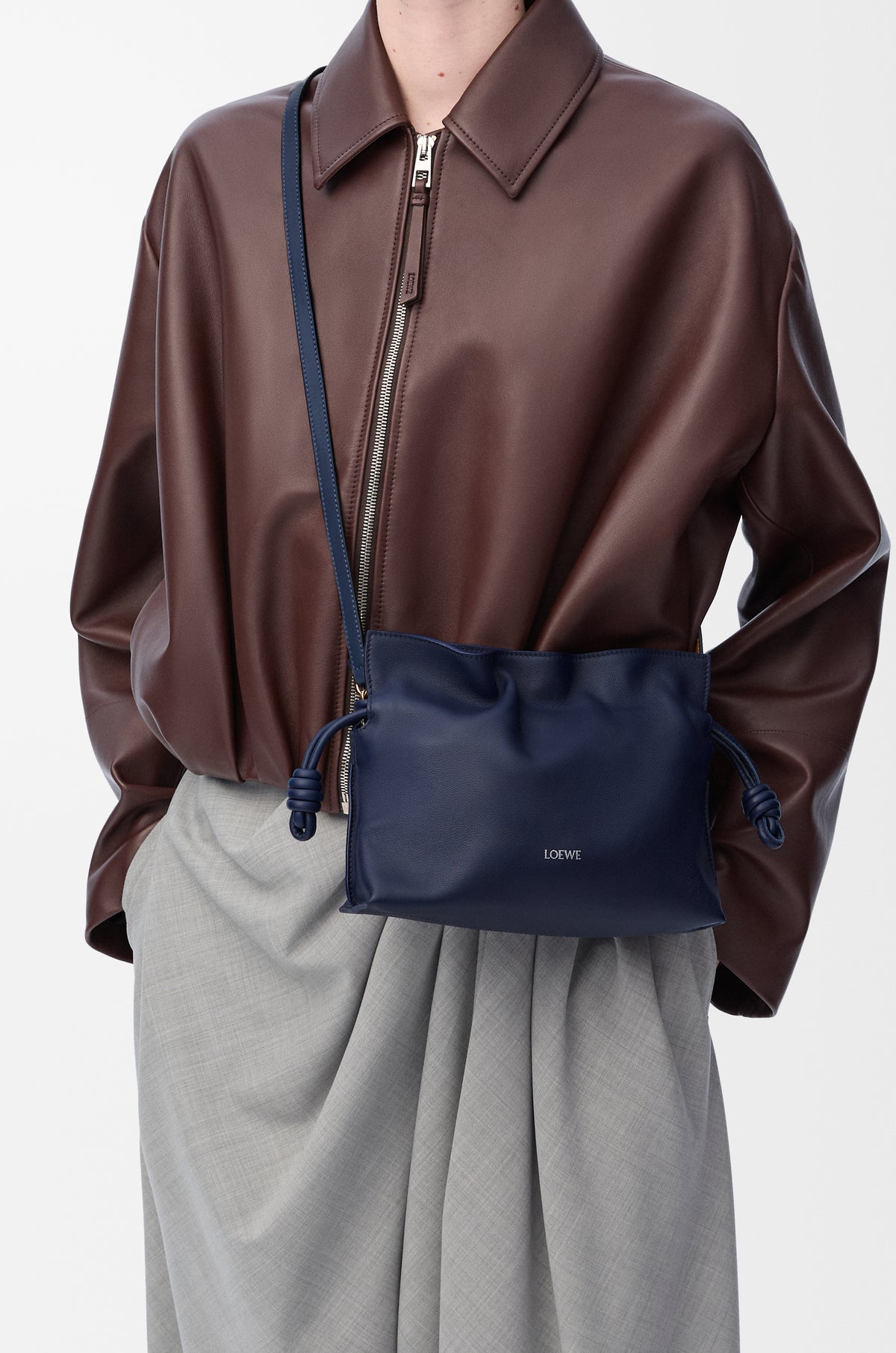 Loewe Mini Flamenco clutch in nappa calfskin