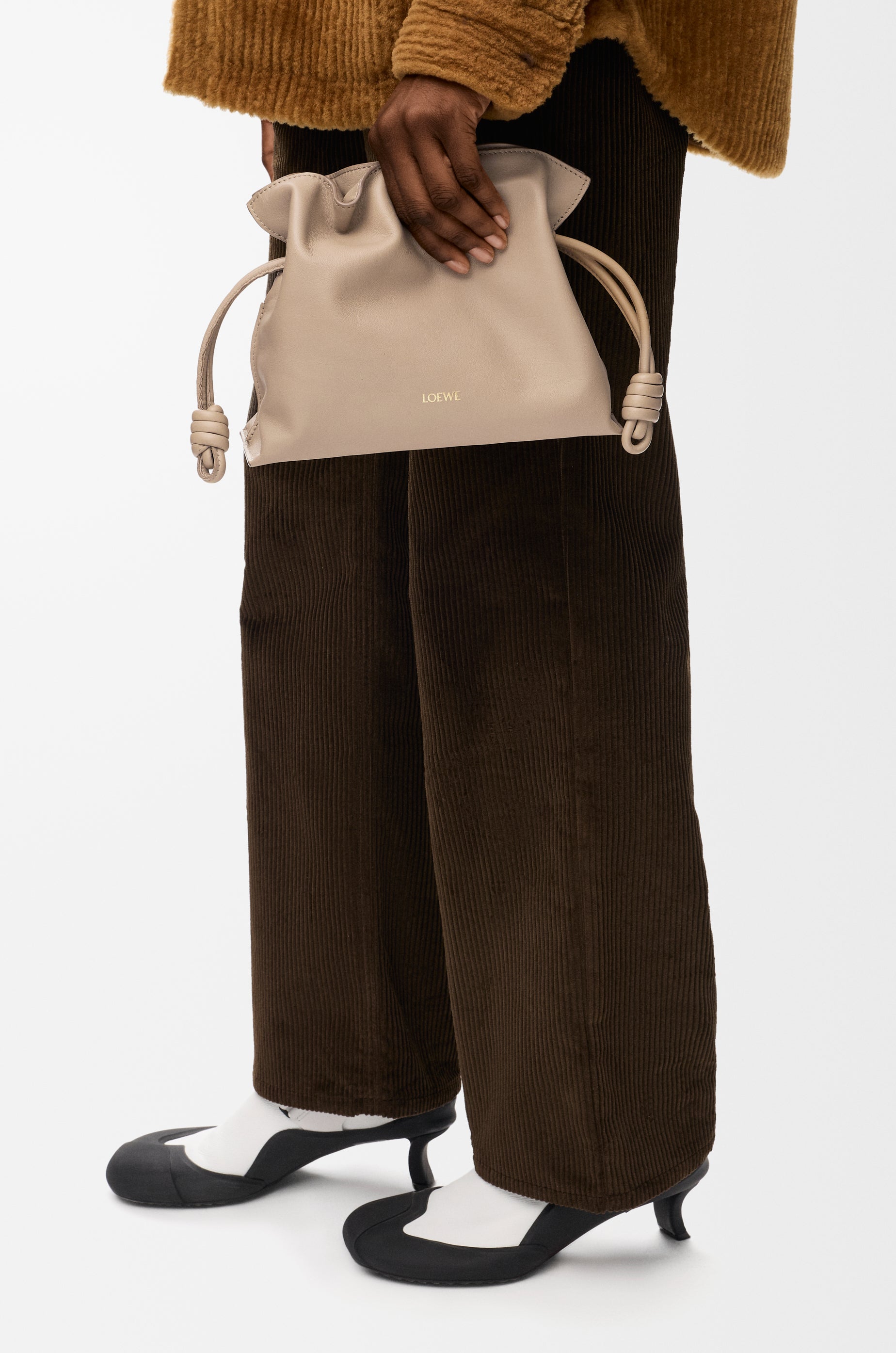 Loewe Mini Flamenco clutch in nappa calfskin