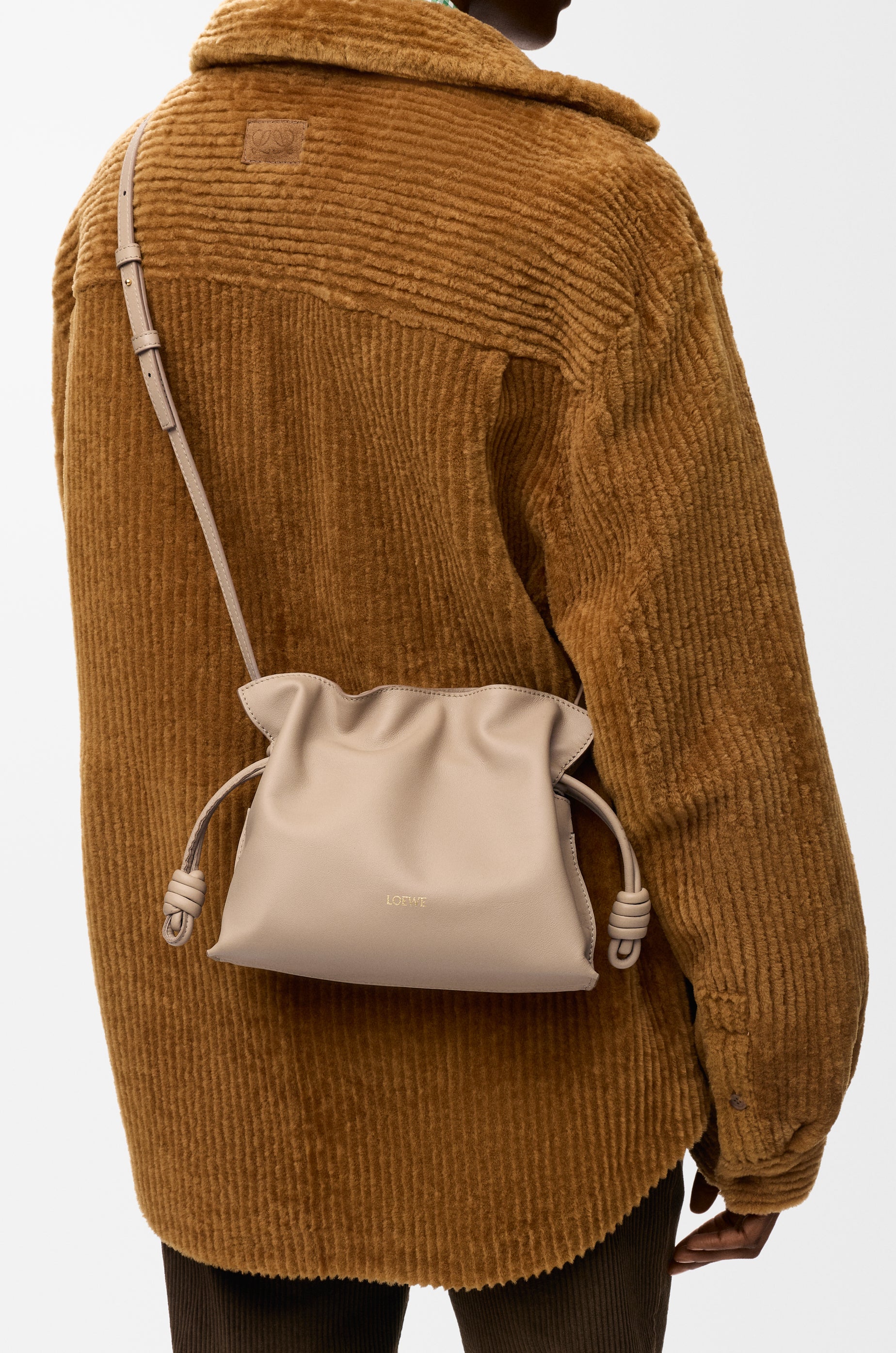 Loewe Mini Flamenco clutch in nappa calfskin