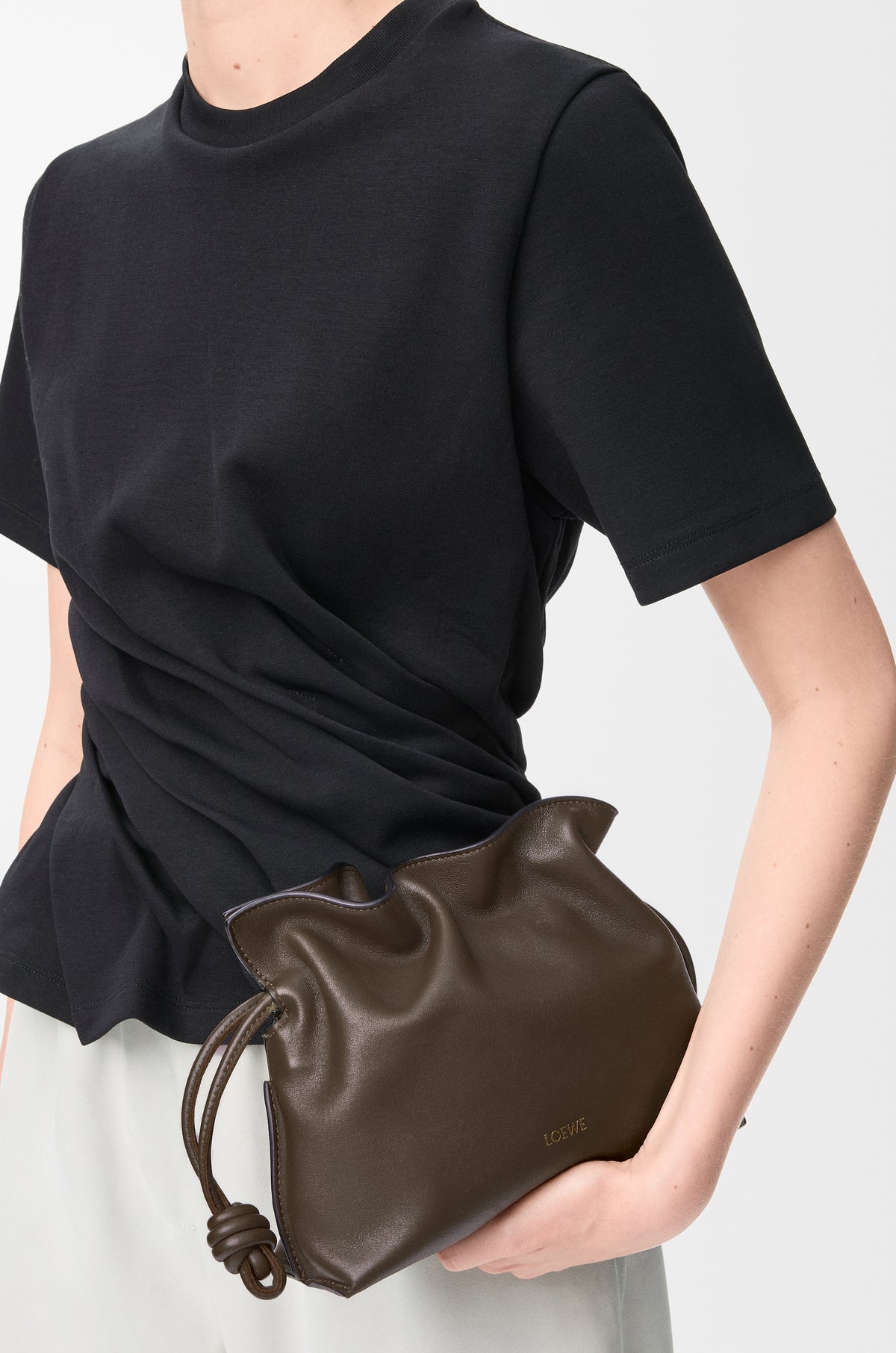 Loewe Mini Flamenco clutch in nappa calfskin