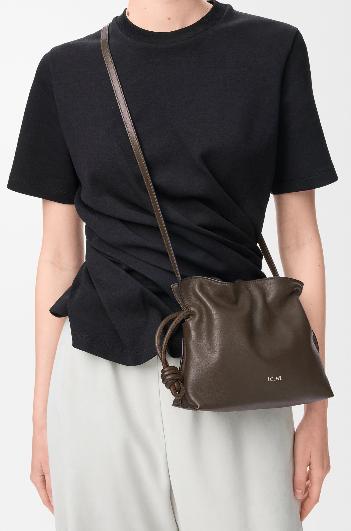 Loewe Mini Flamenco clutch in nappa calfskin