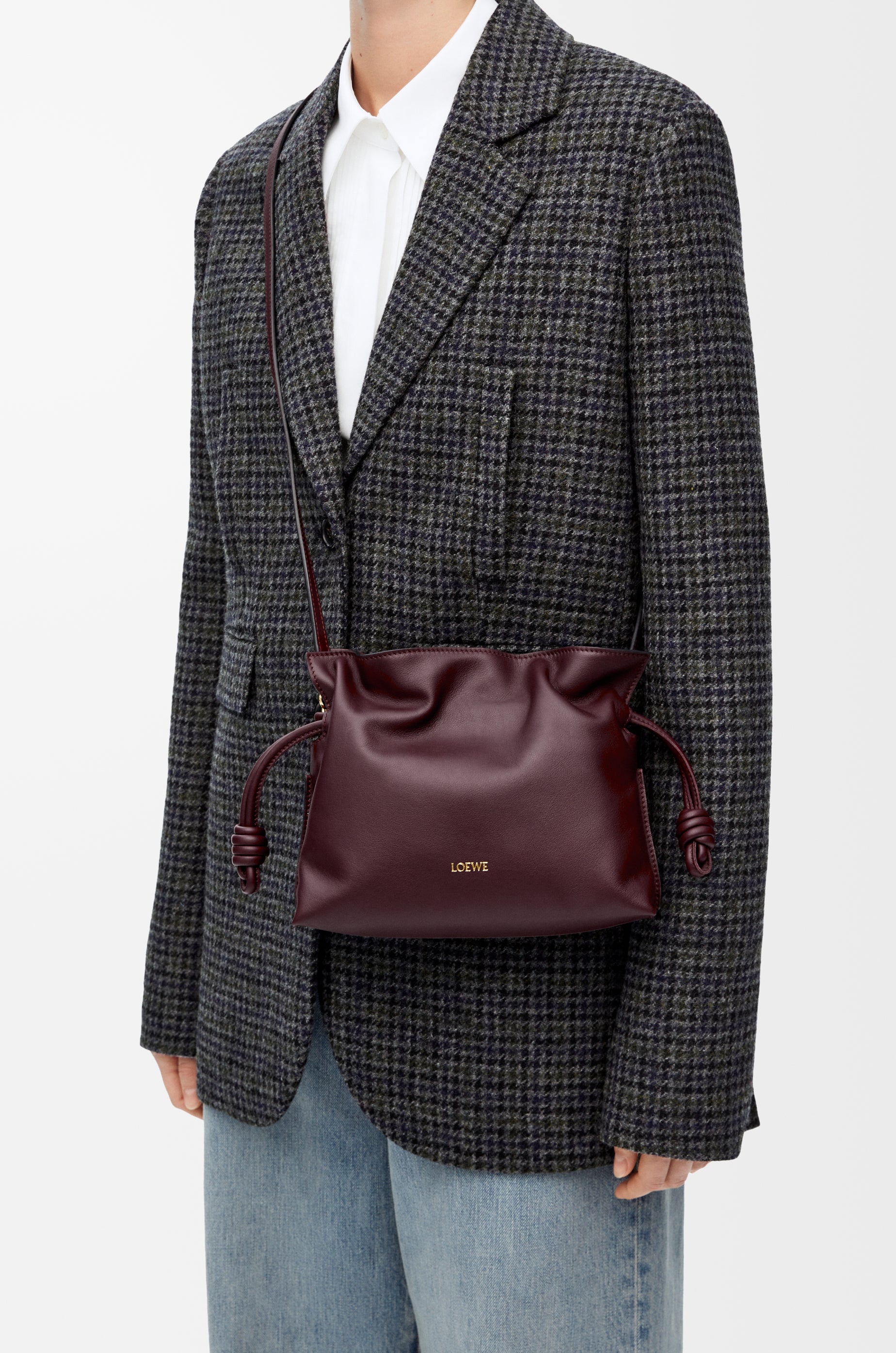 Loewe Mini Flamenco clutch in nappa calfskin