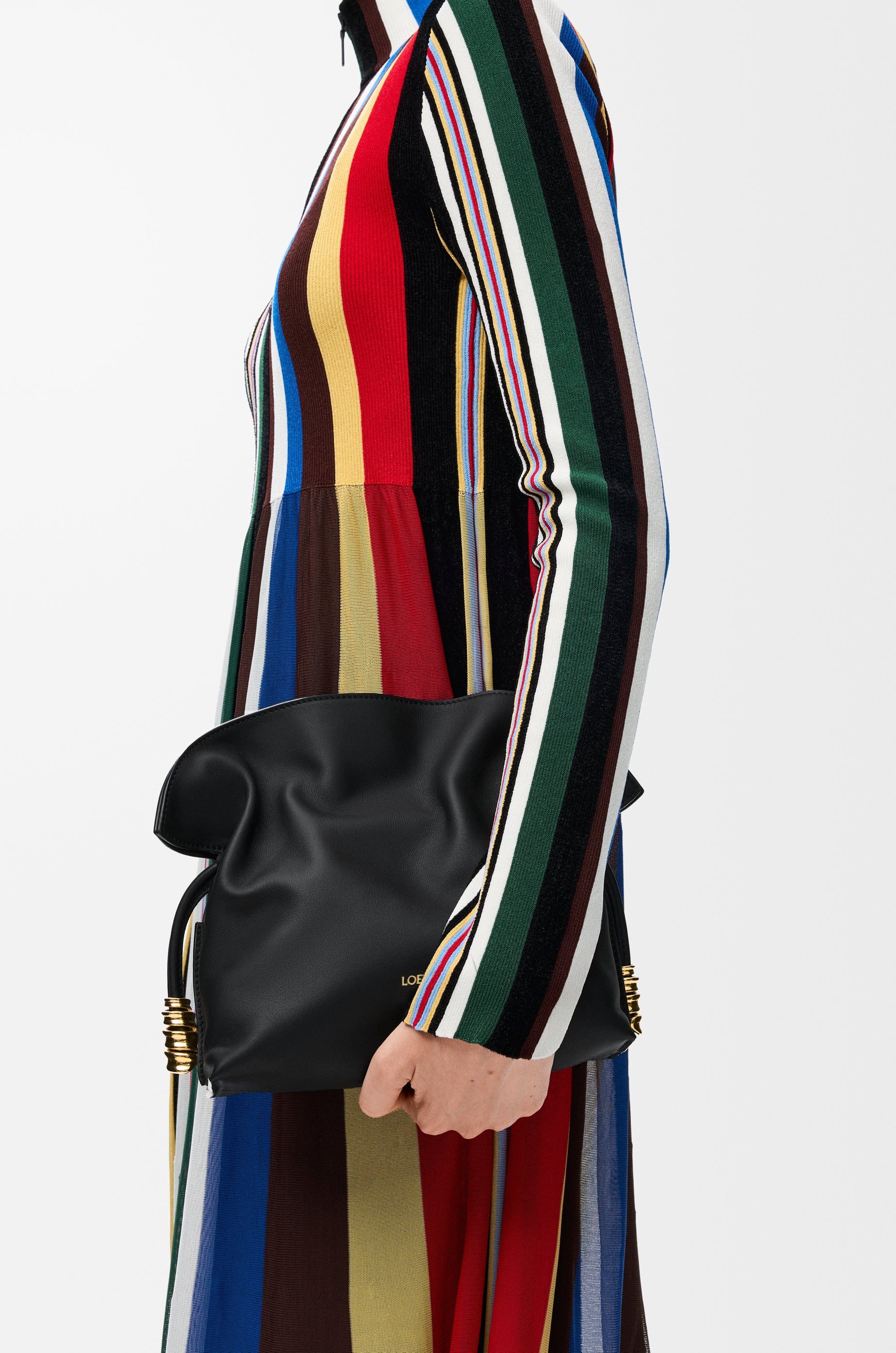 Loewe Mini Coil Flamenco clutch in nappa calfskin