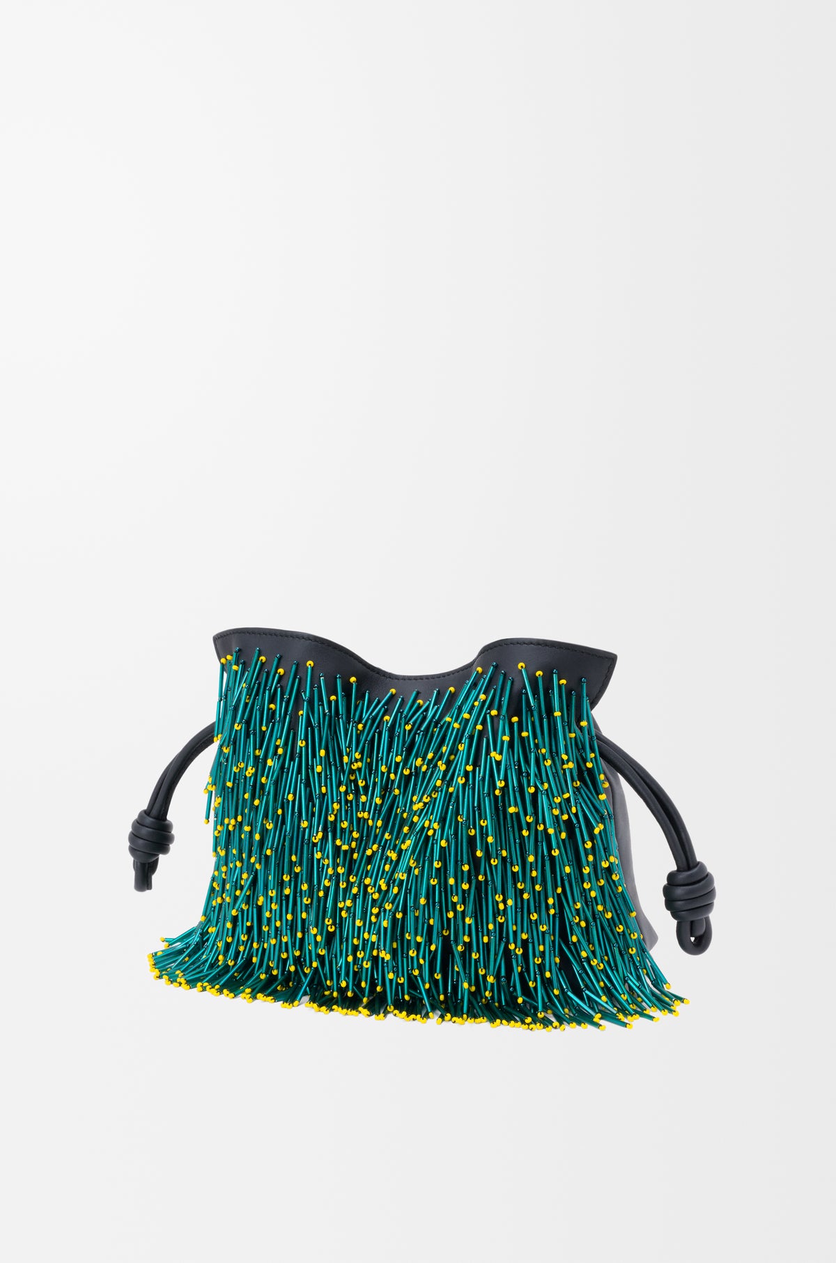 Loewe Mini Mimosa Flamenco clutch in beaded nappa lambskin