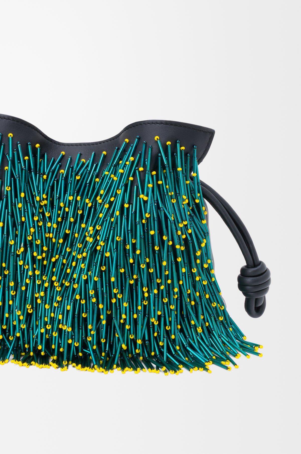 Loewe Mini Mimosa Flamenco clutch in beaded nappa lambskin