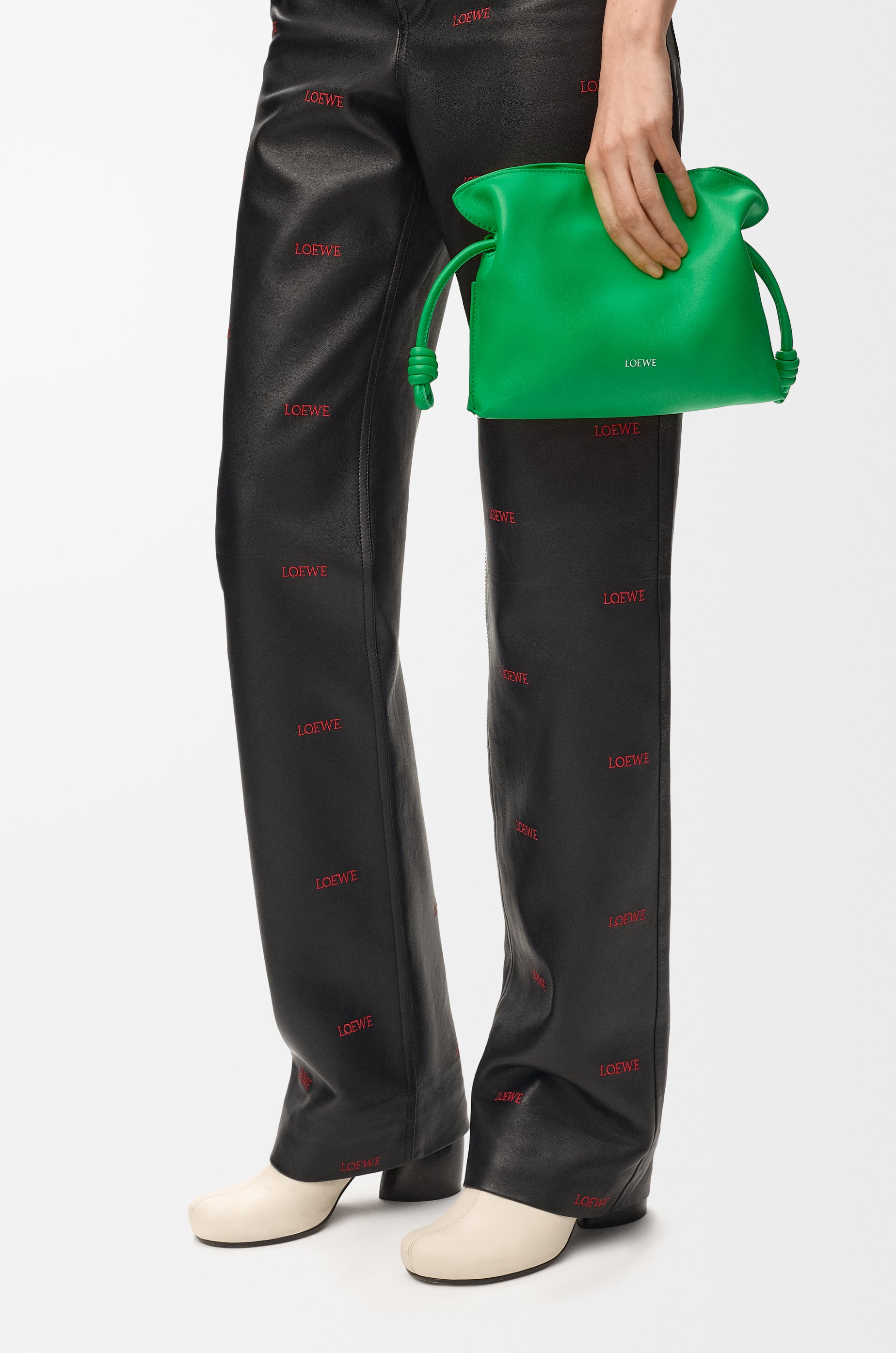 Loewe Mini Flamenco clutch in nappa calfskin