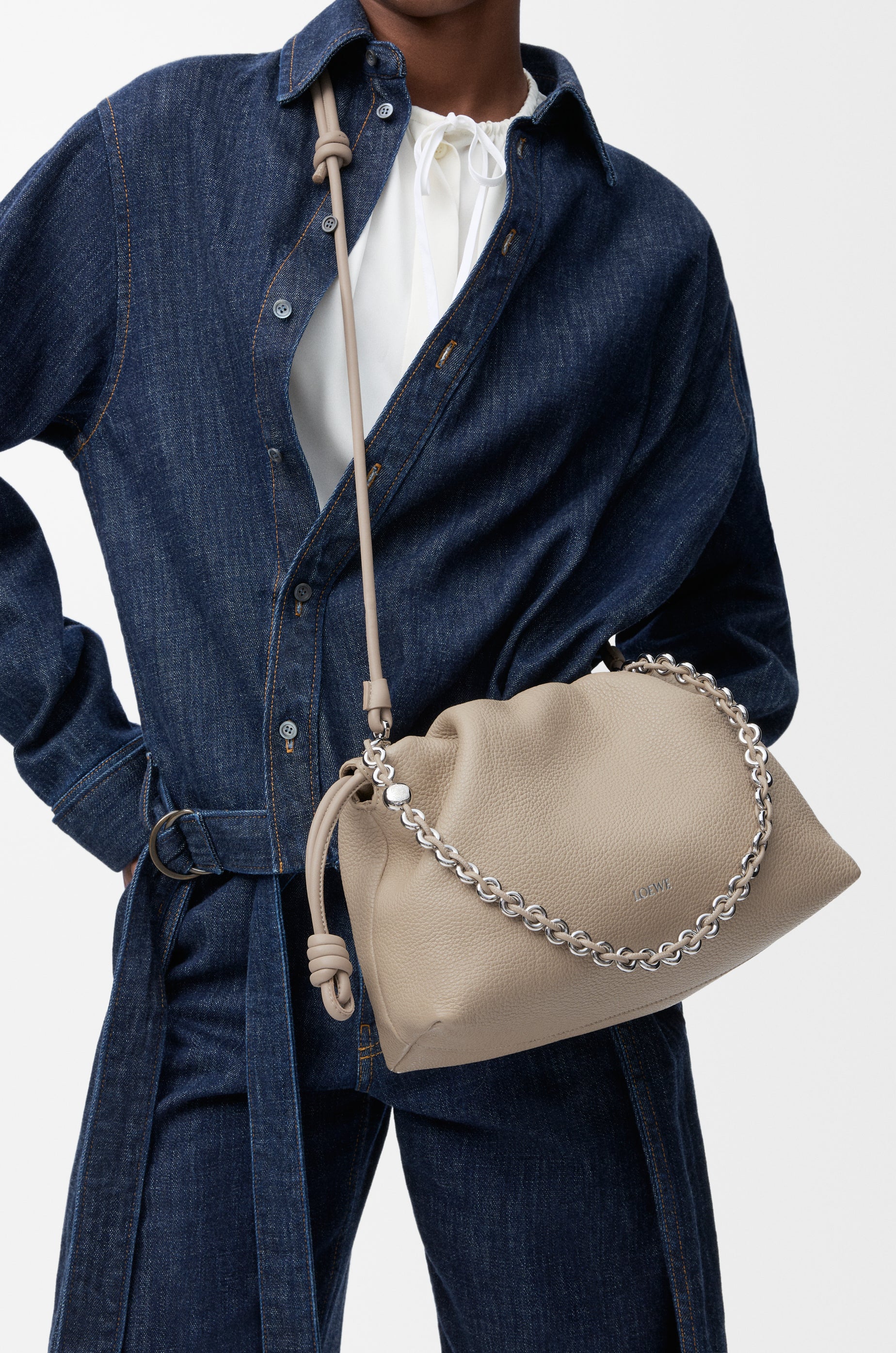 Loewe Medium Flamenco purse in fine grained calfskin