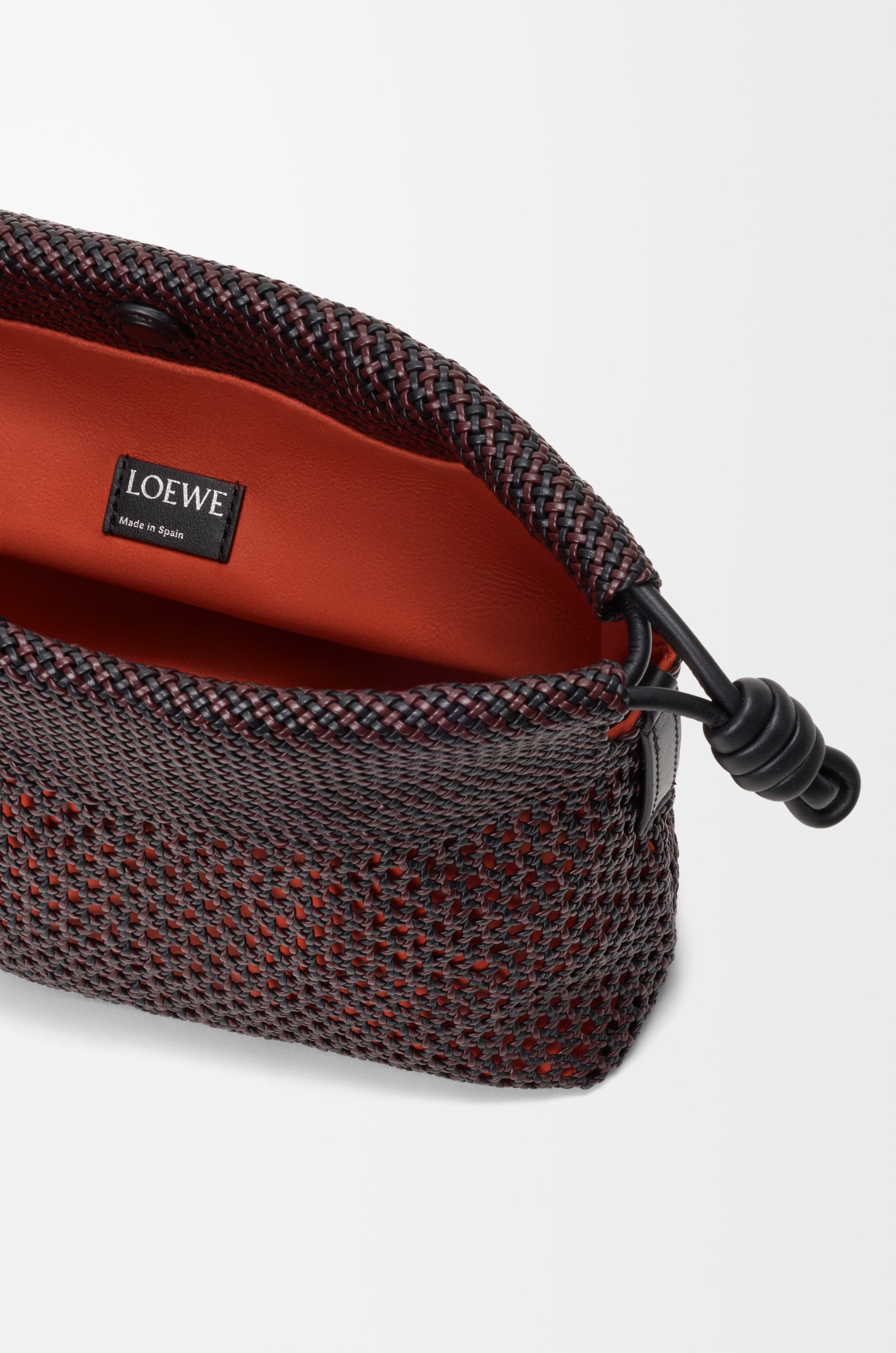 Loewe Medium Flamenco purse in woven nappa lambskin