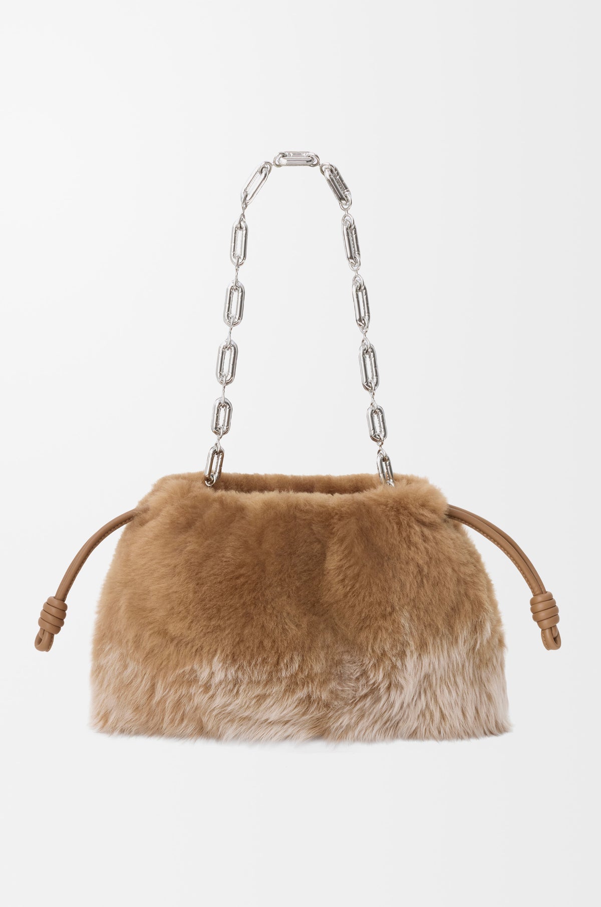 Loewe Medium Flamenco purse in gradient shearling