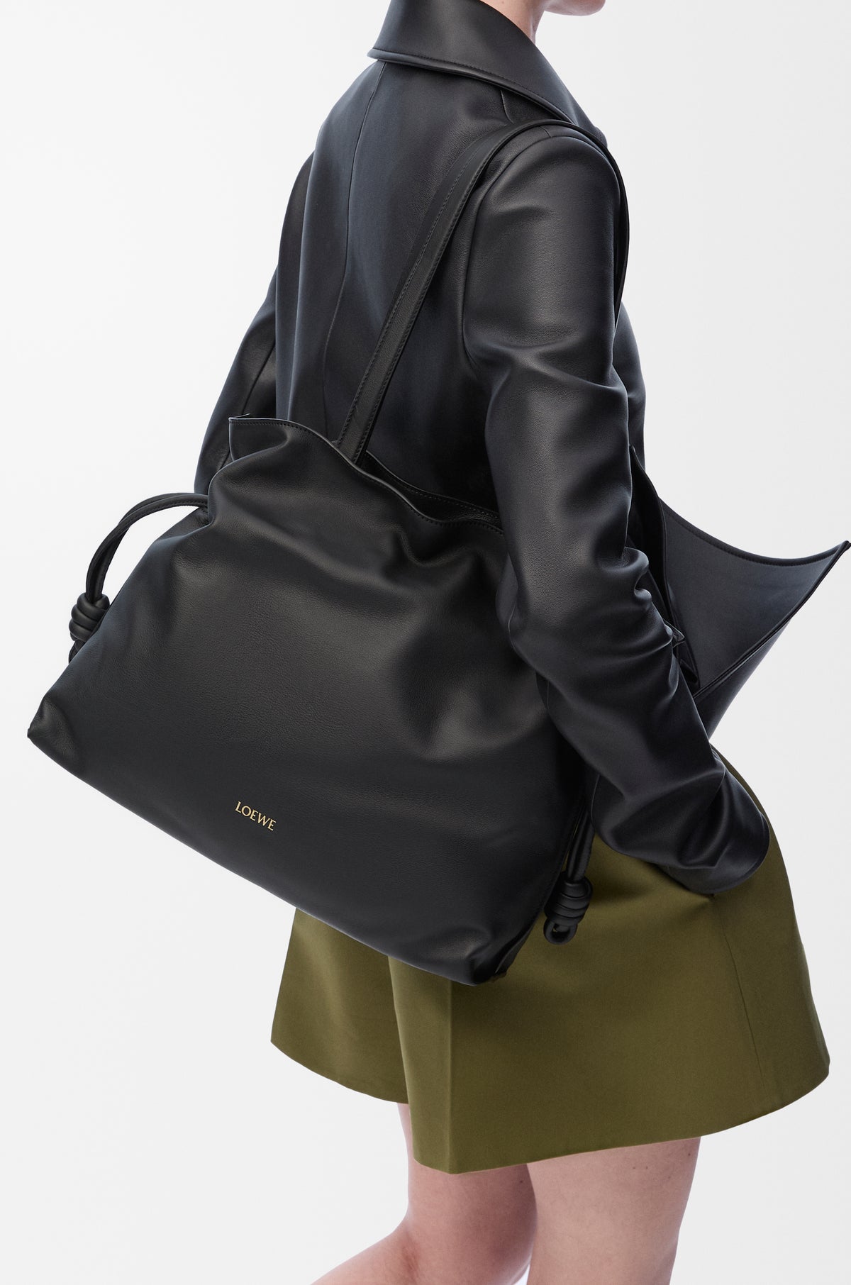 Loewe Large Flamenco clutch in nappa calfskin