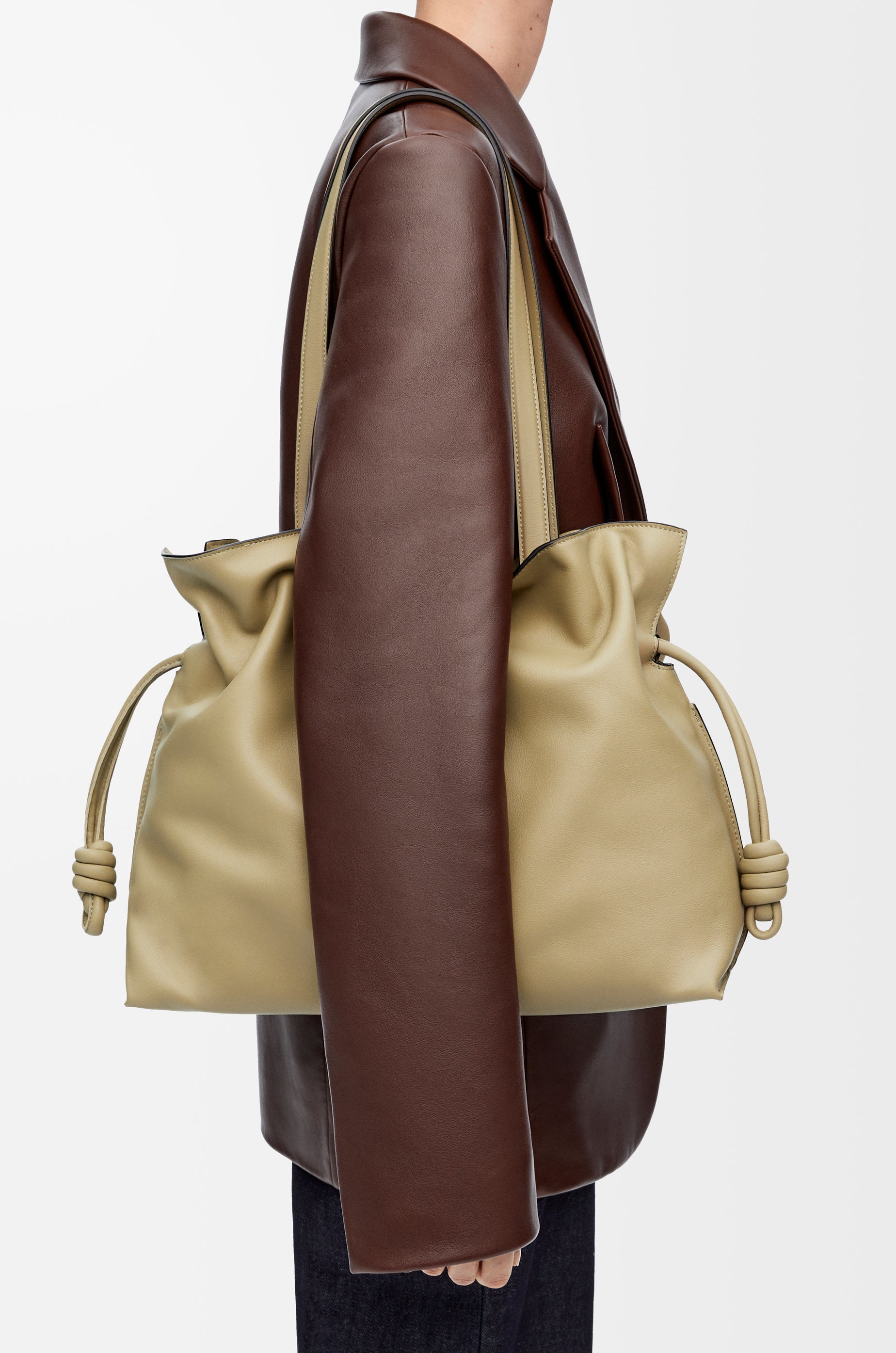 Loewe Large Flamenco clutch in nappa calfskin