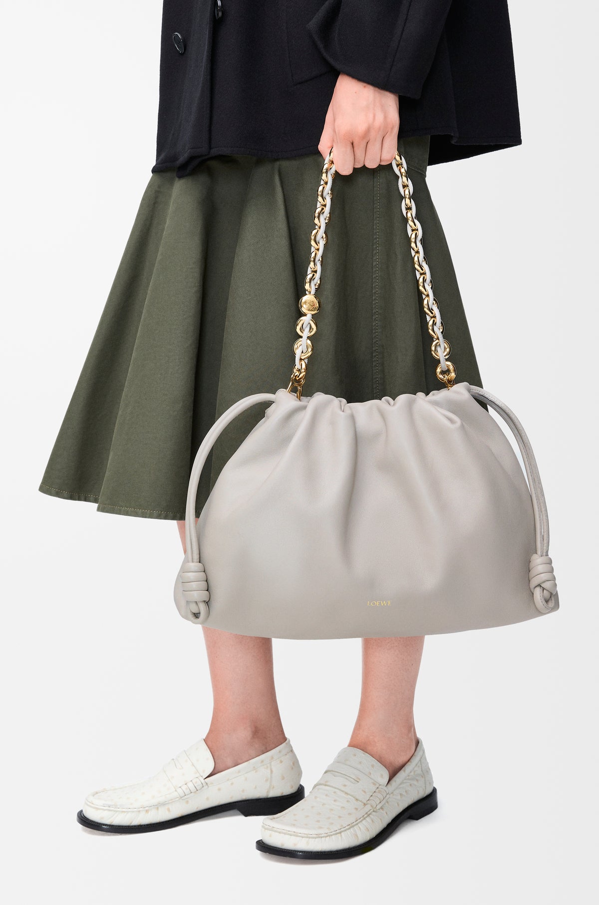 Loewe Large Flamenco purse in mellow nappa lambskin