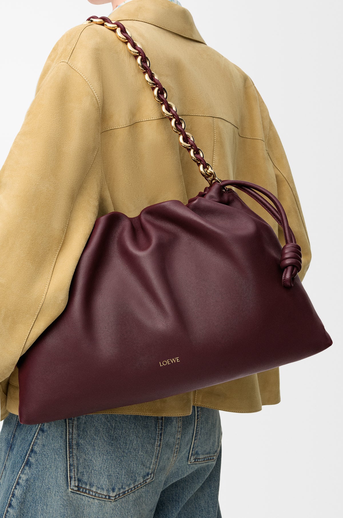 Loewe Large Flamenco purse in mellow nappa lambskin