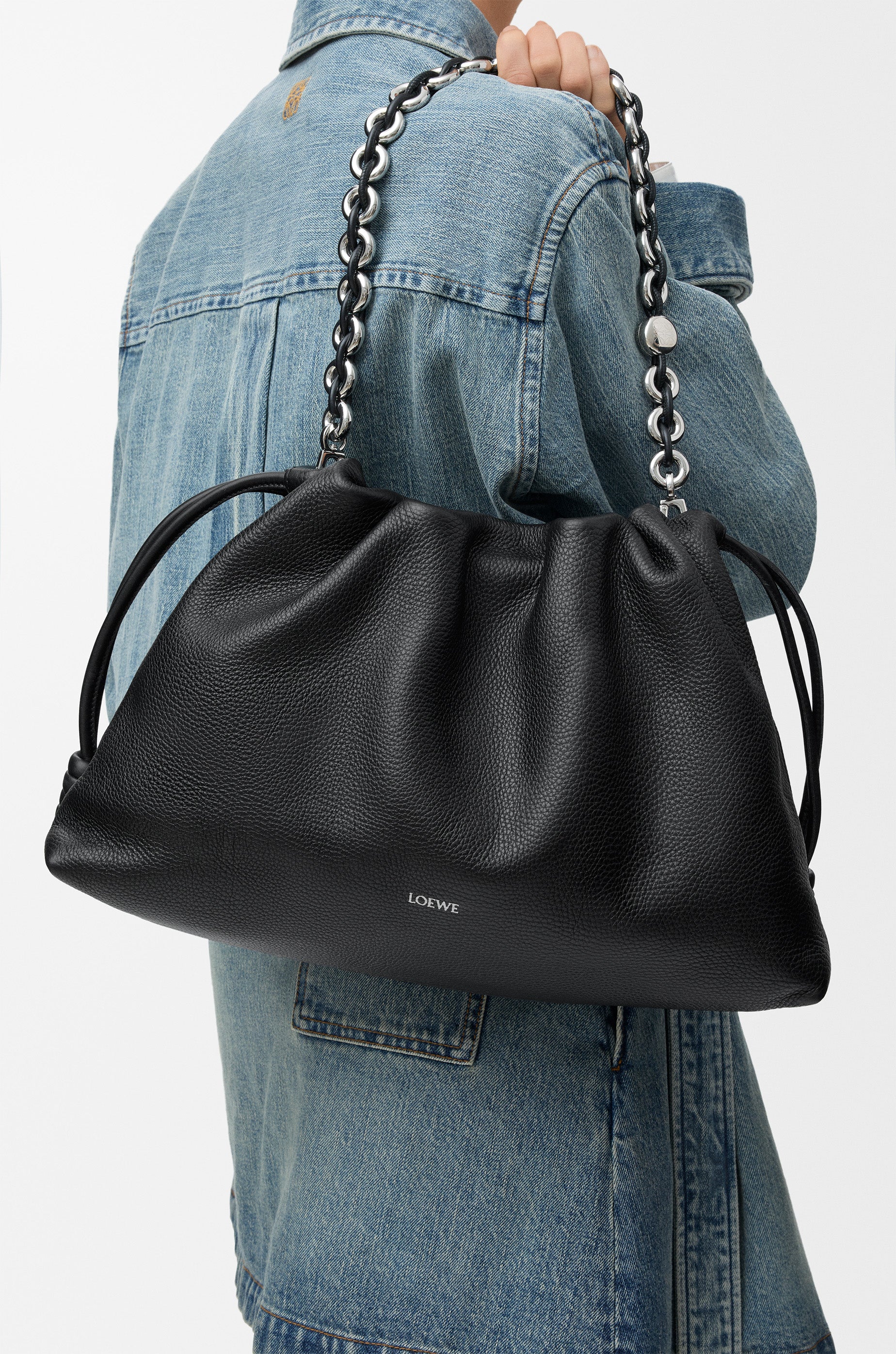 Loewe Large Flamenco purse in fine grained calfskin