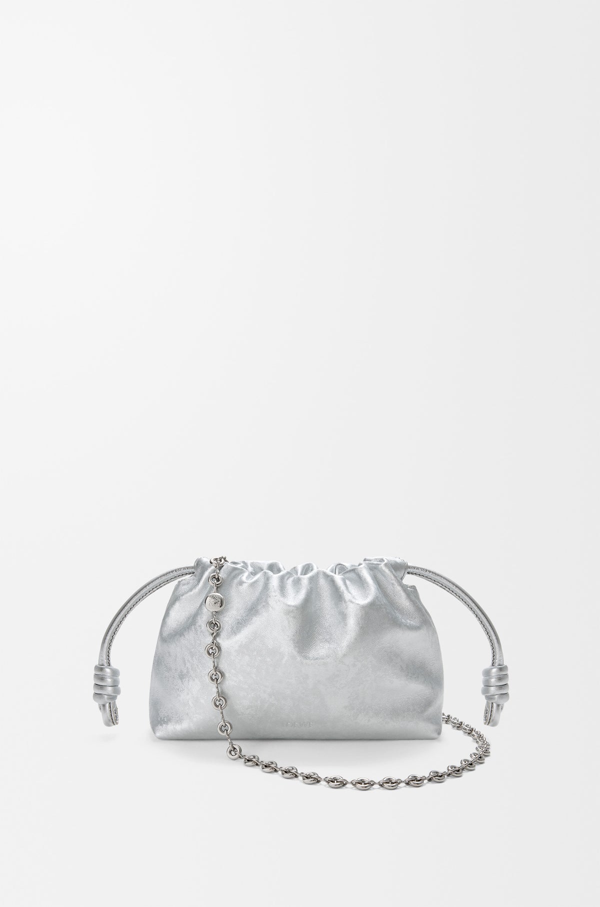 Loewe Mini Flamenco purse in moiré printed calfskin